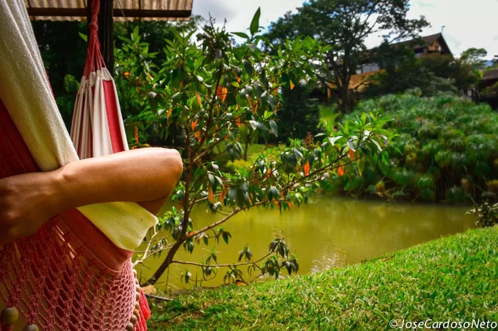 Garden in Pousada Serra do Luar