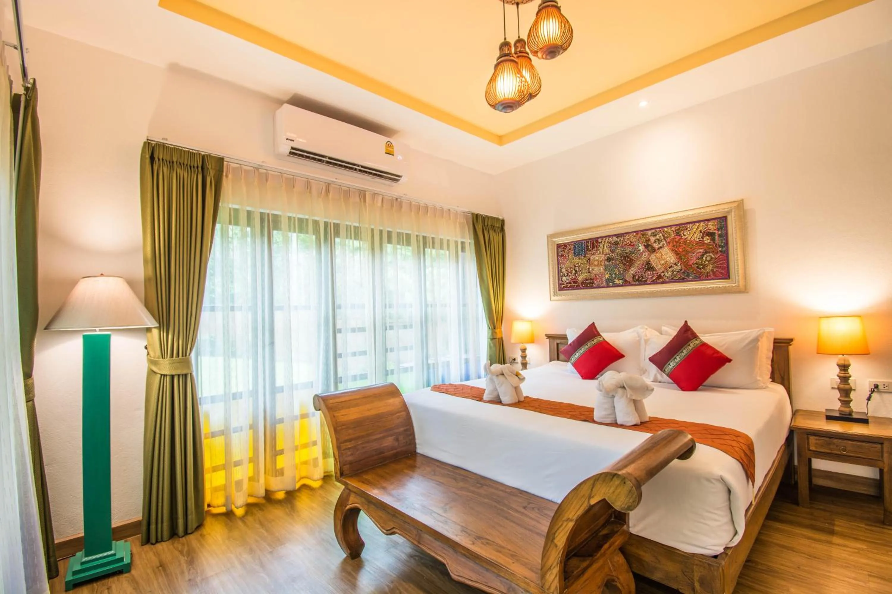 Bed in E-Outfitting Doikham Resort