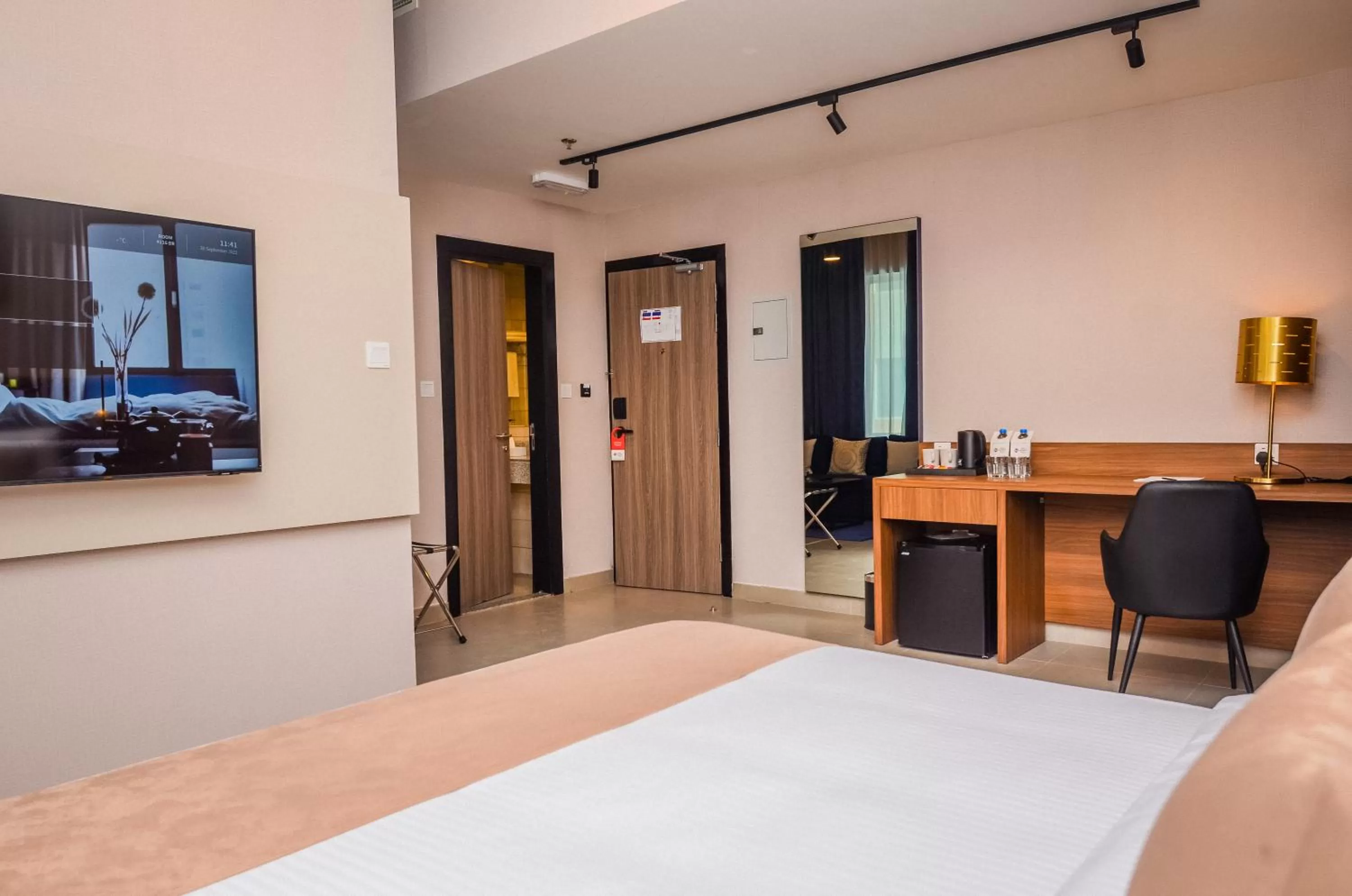 Photo of the whole room, Bed in VOGO Grand Hotel Formerly Best Western Plus Hotel Dubai Academic City