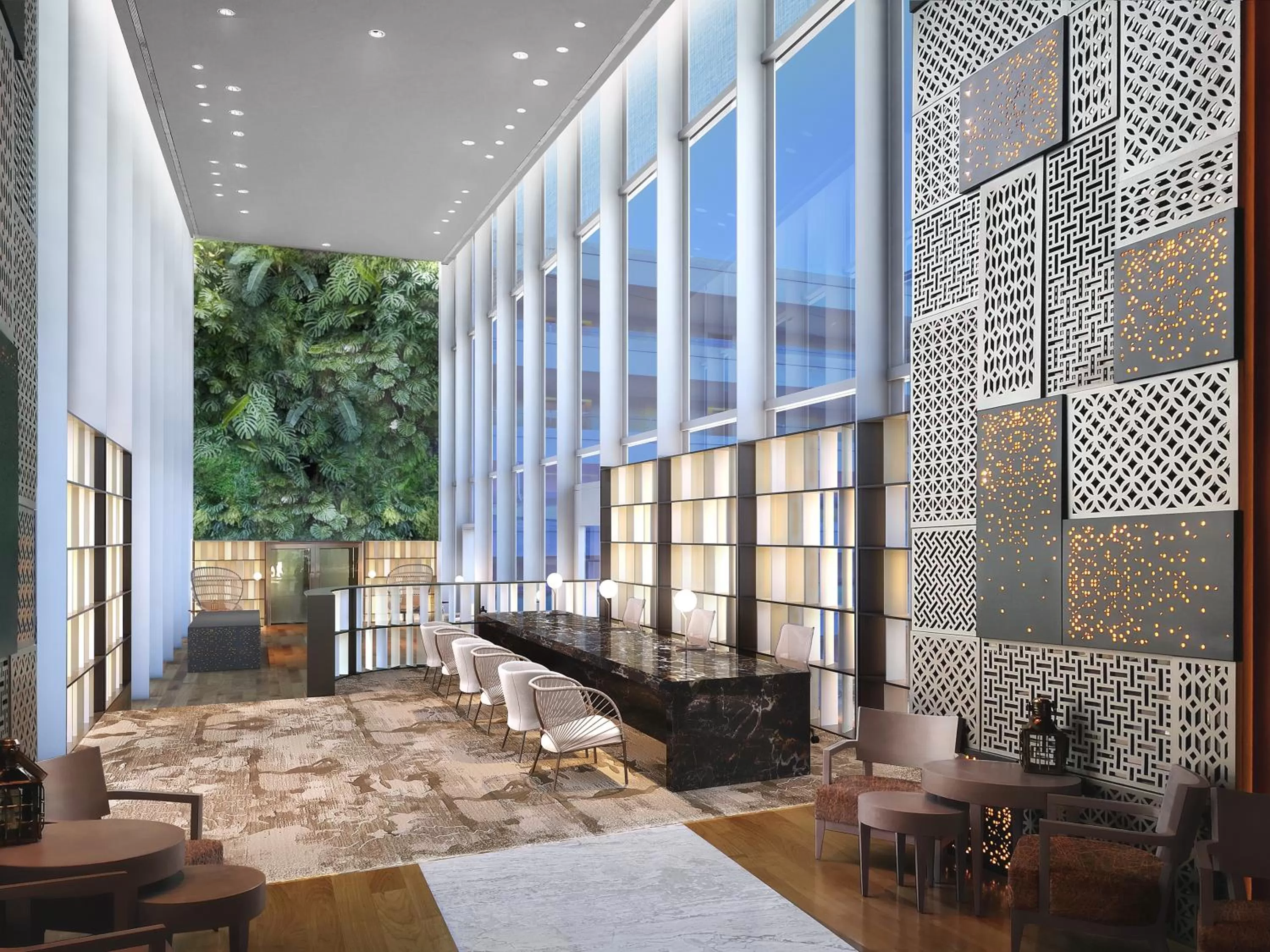 Lobby or reception in Oasia Resort Sentosa by Far East Hospitality