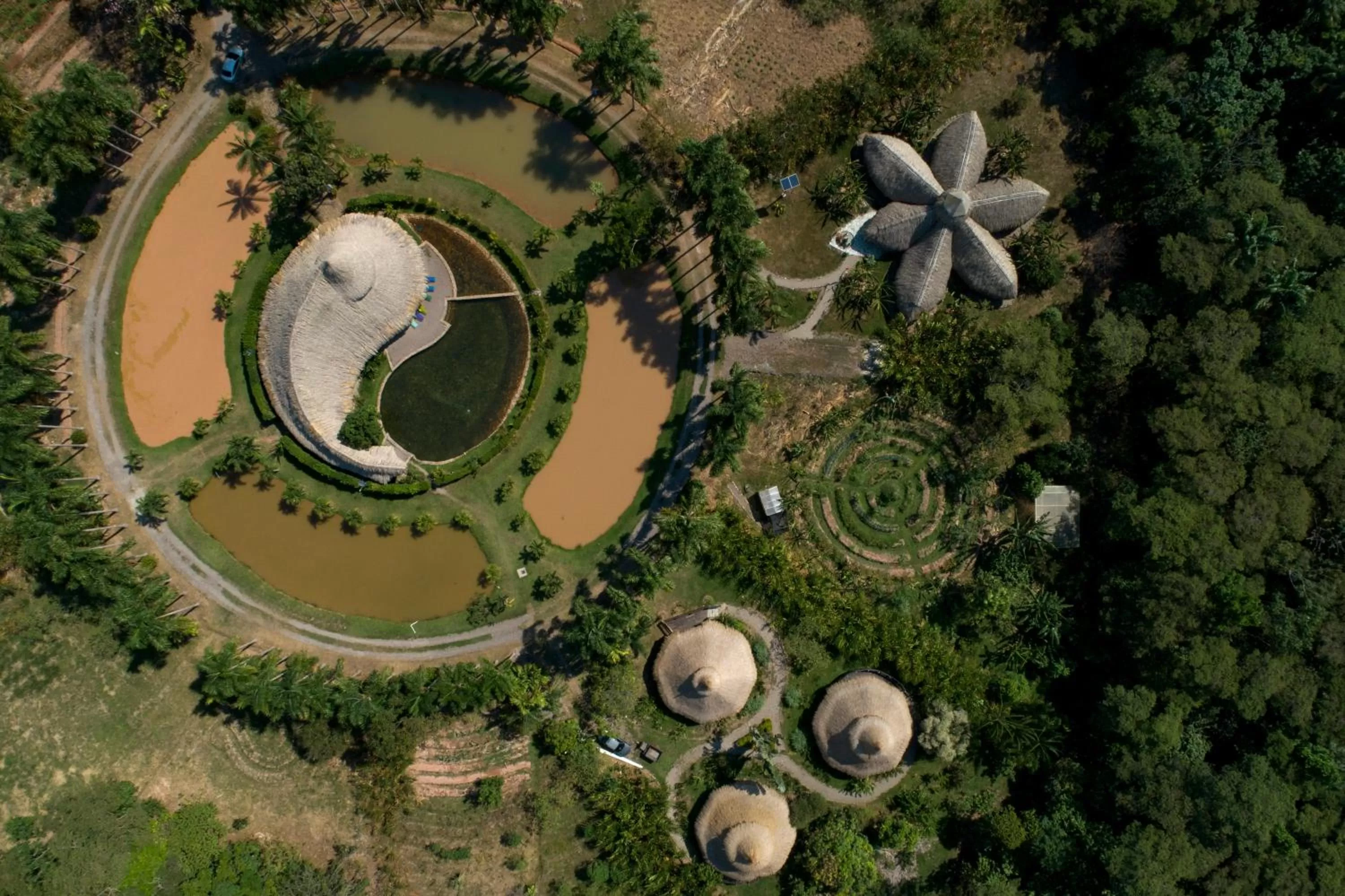 Bird's-eye View in Ecolodge Cosmogénesis