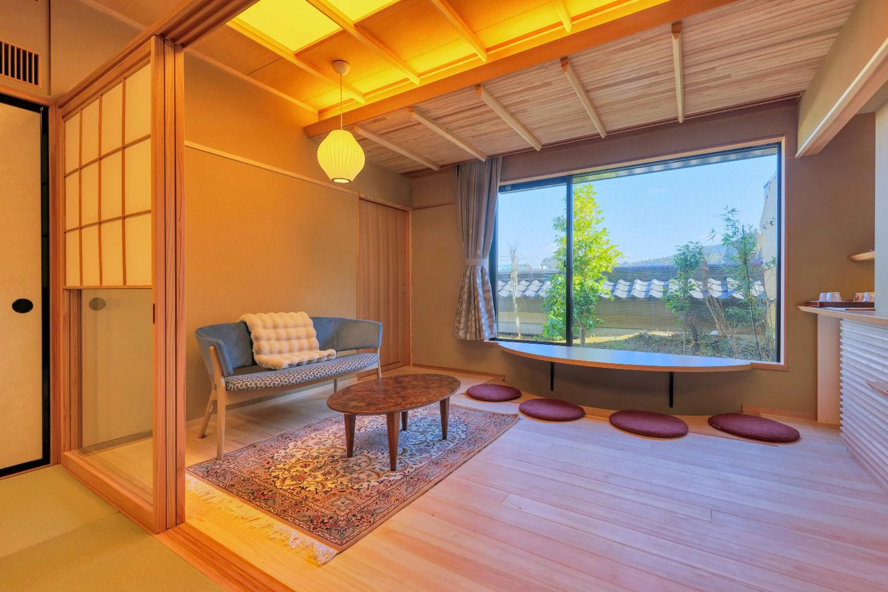 Living room in Honjin Hiranoya Kachoan