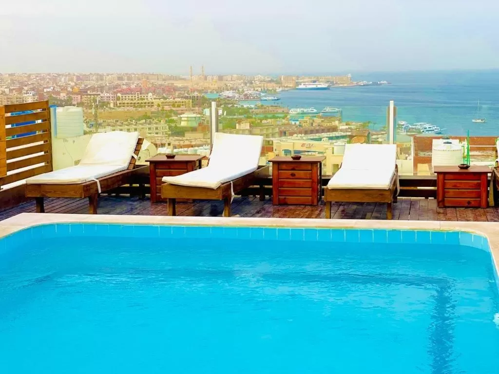 View (from property/room), Swimming Pool in Charbel apartments