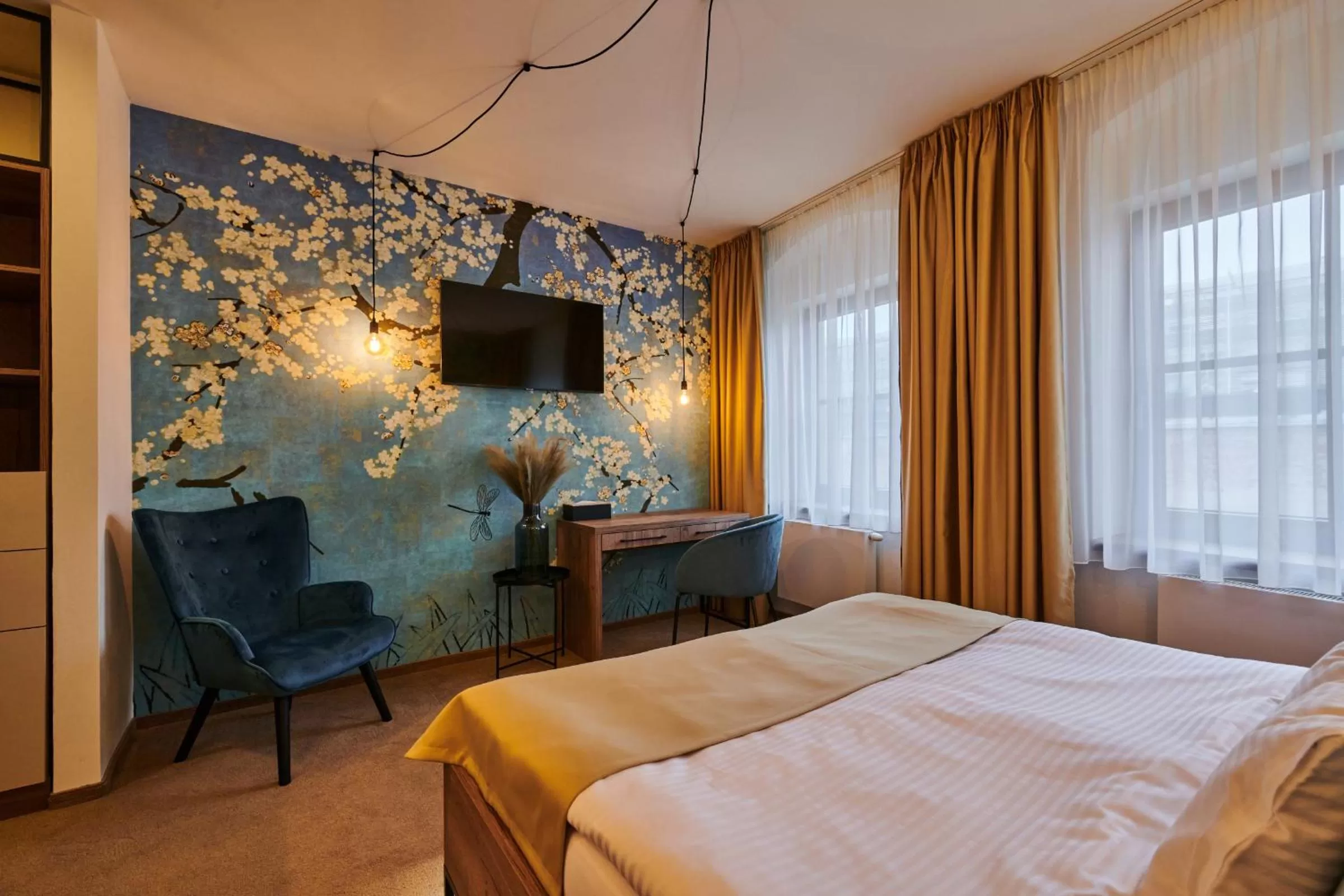 TV and multimedia, Bed in Hotel Alfréd a Hermína