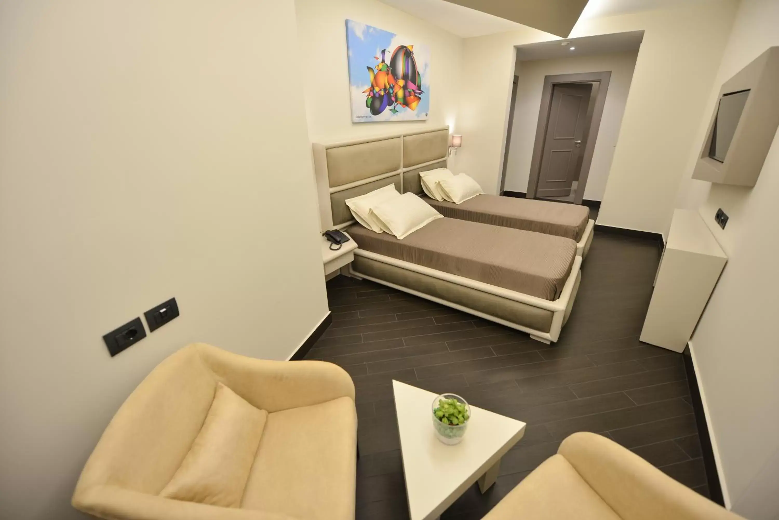 Twin Room in Petit Hotel Elita Twin Room in Petit Hotel Elita