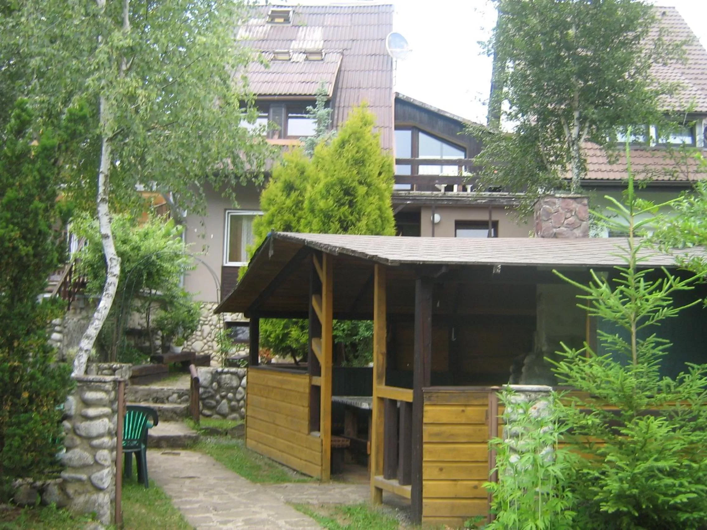 BBQ facilities in Penzión Skitour