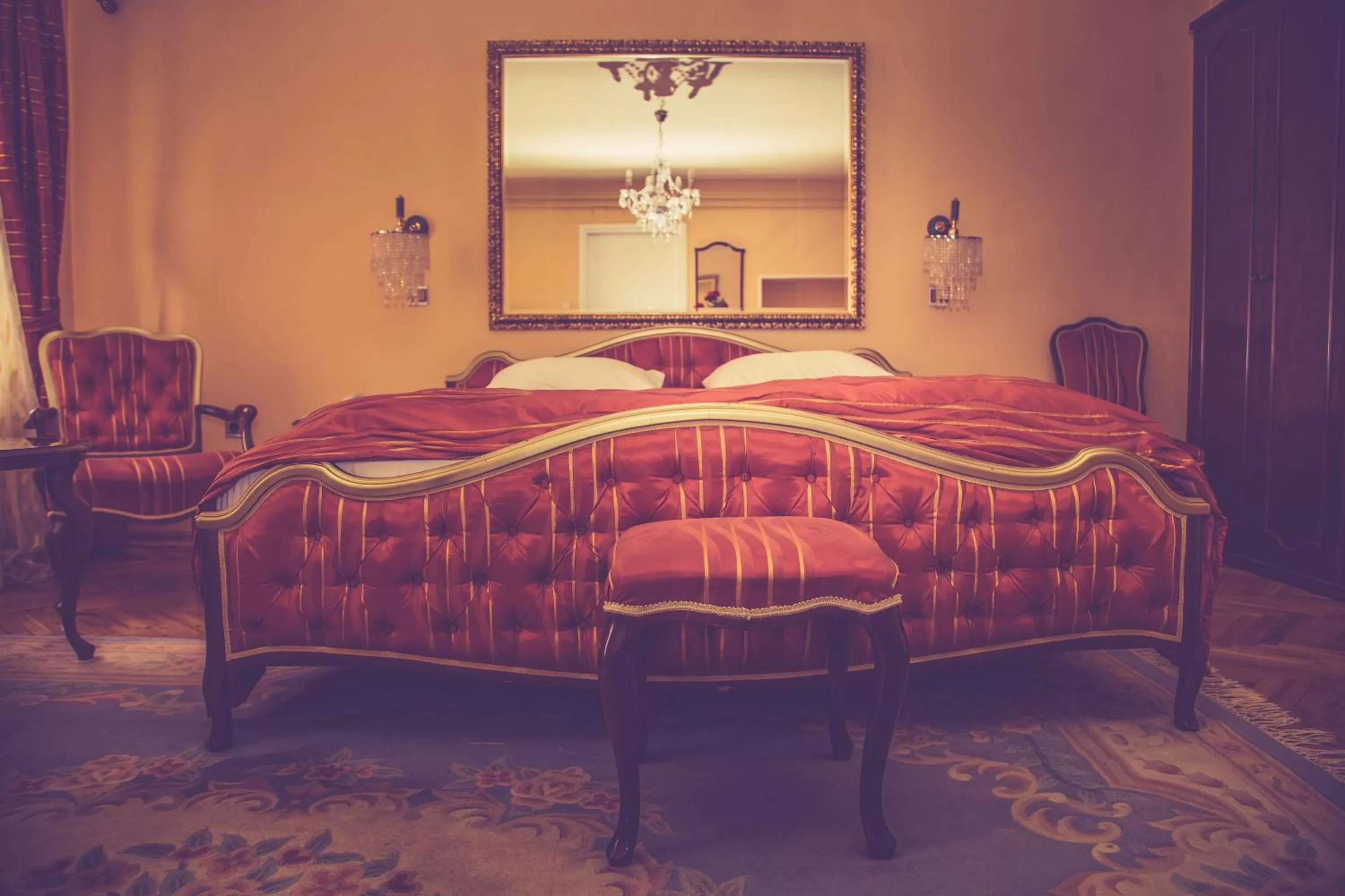 Bed in Hotel Livadić