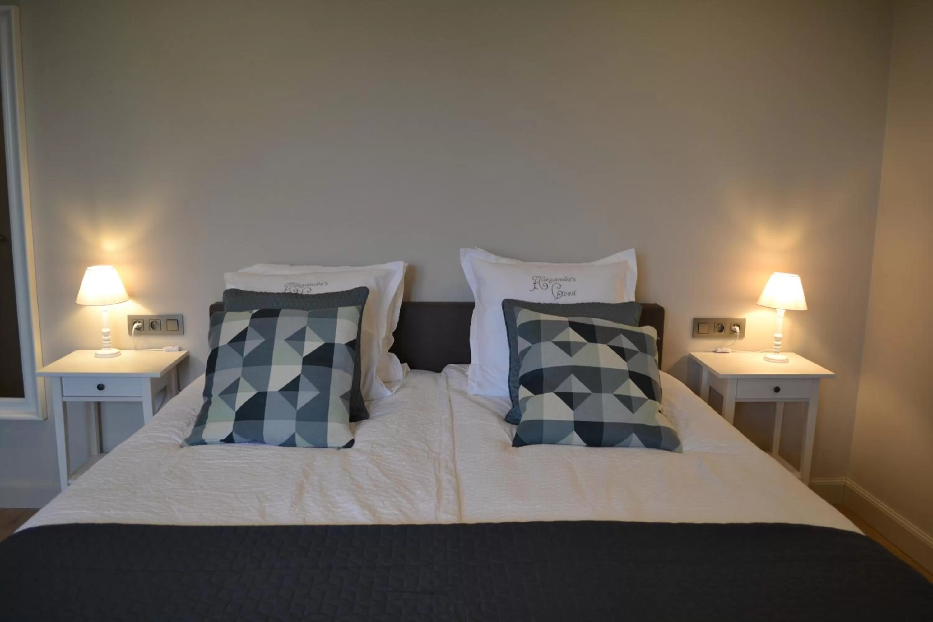 Bed in B&B Allegambe's Goed