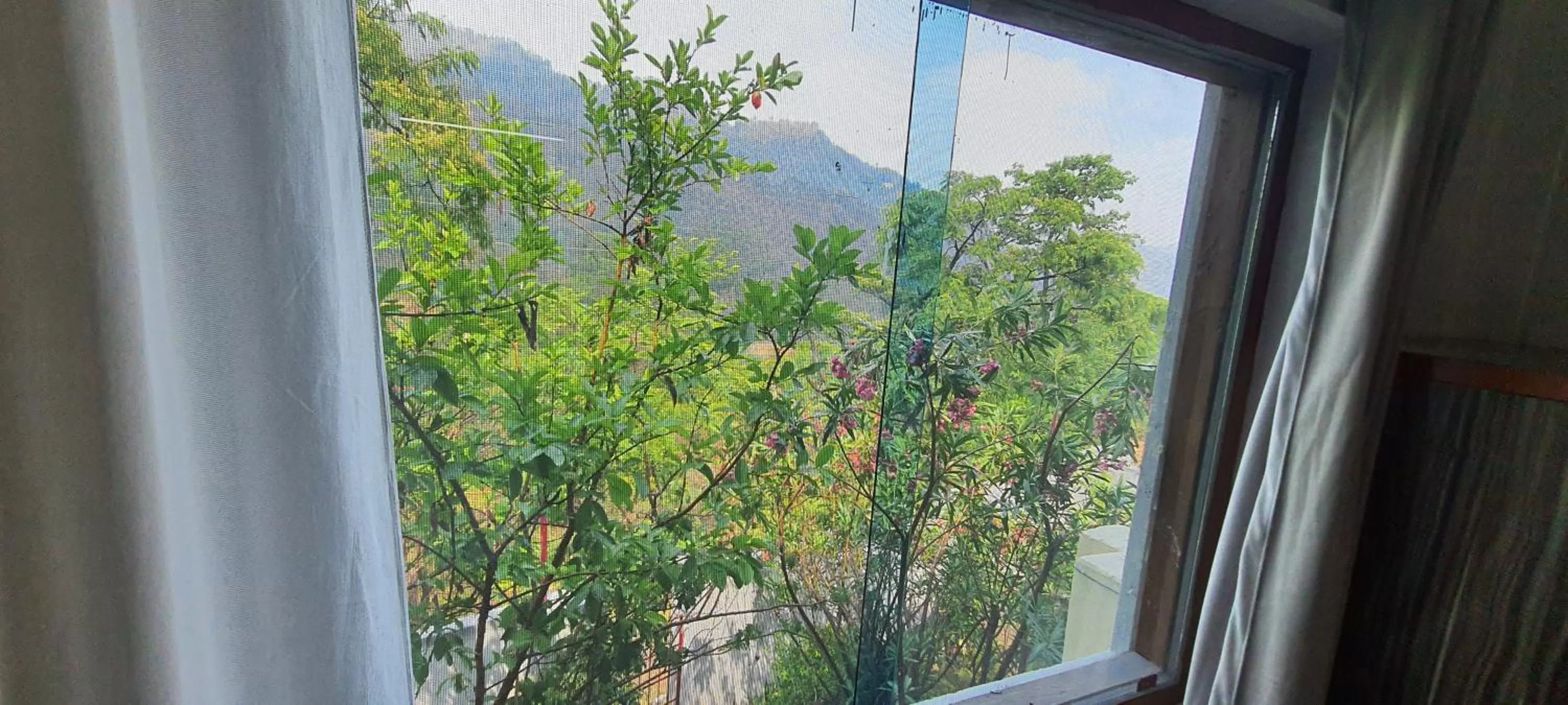 View (from property/room) in Karthik Resorts, Jeolikote Nainital