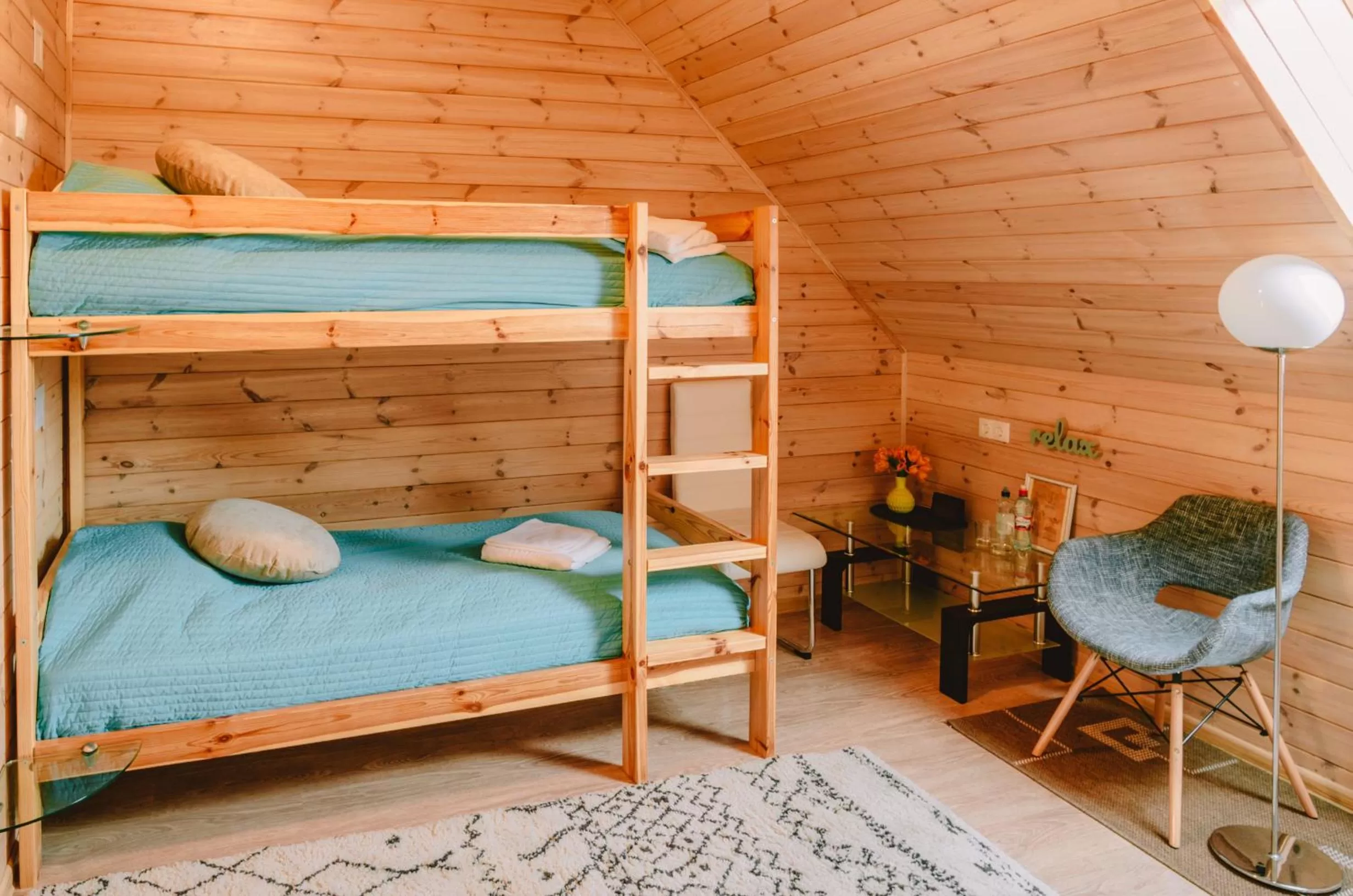 Living room, Bed in Albireo