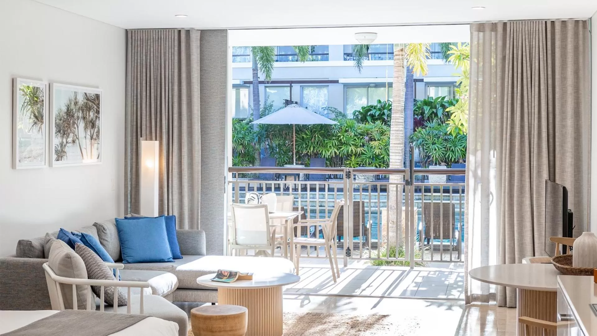Seating area in Oaks Casuarina Santai Resort