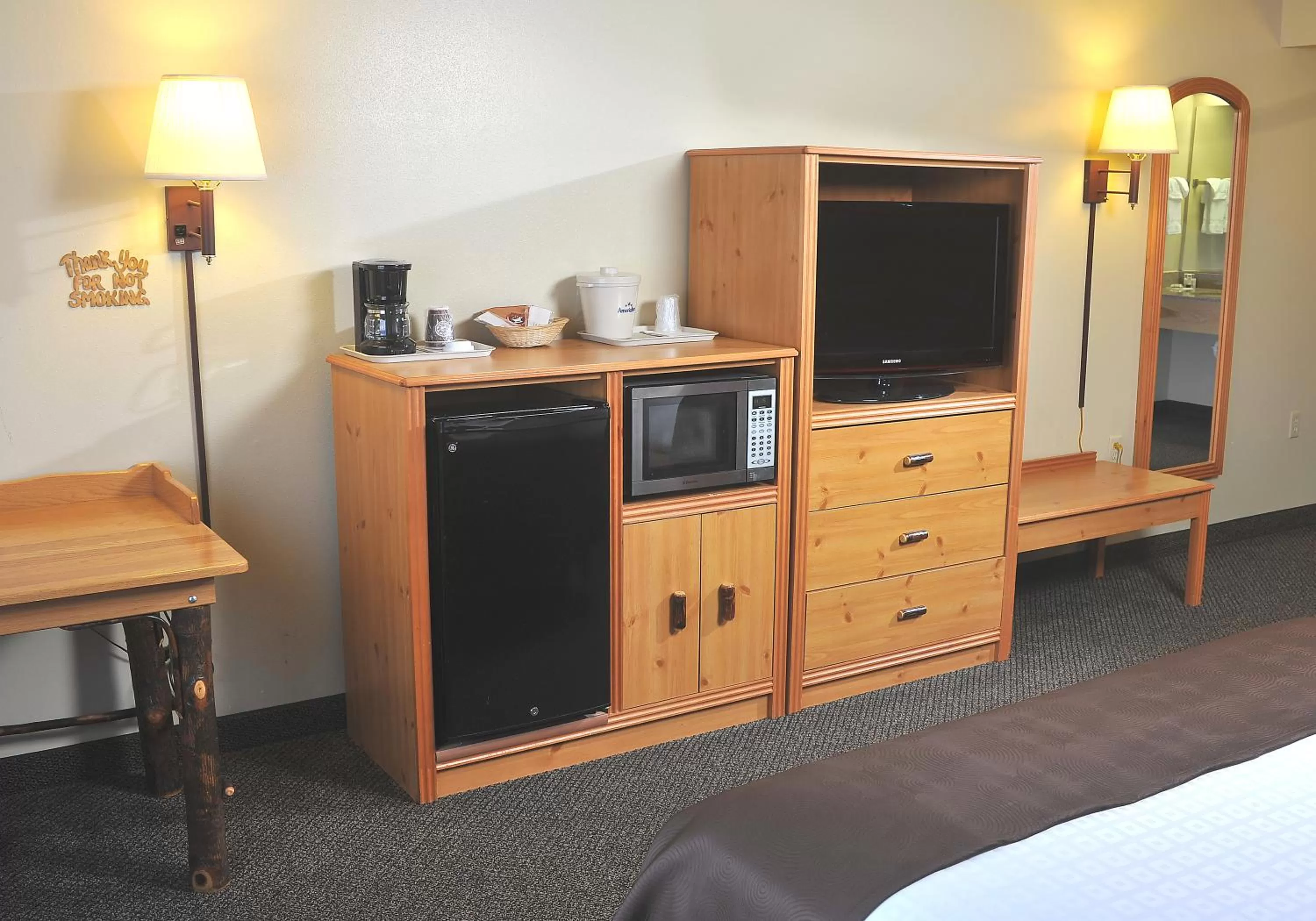 Decorative detail in AmericInn by Wyndham Oswego