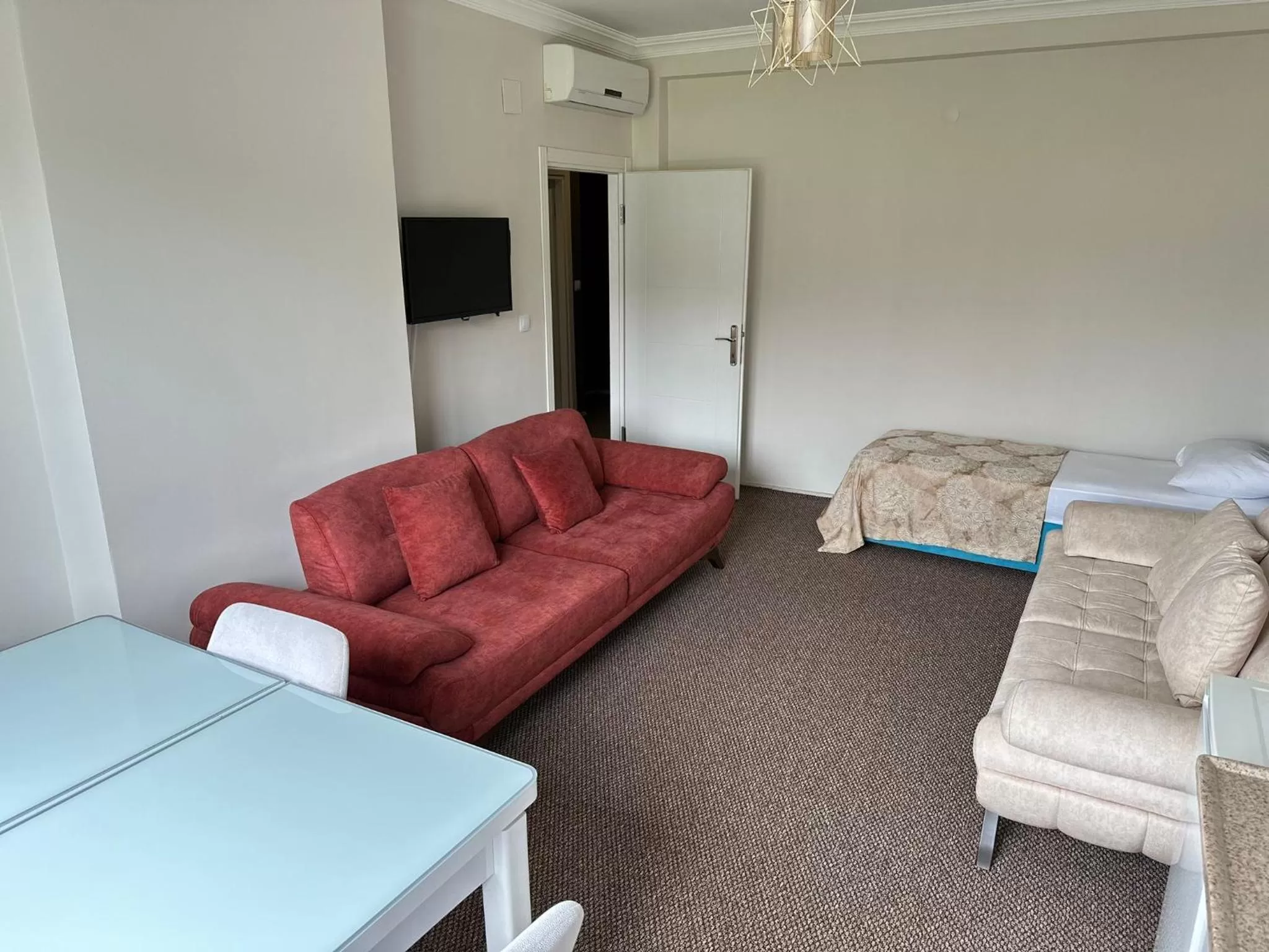 Seating Area in Bikka&Asell Suite Hotel