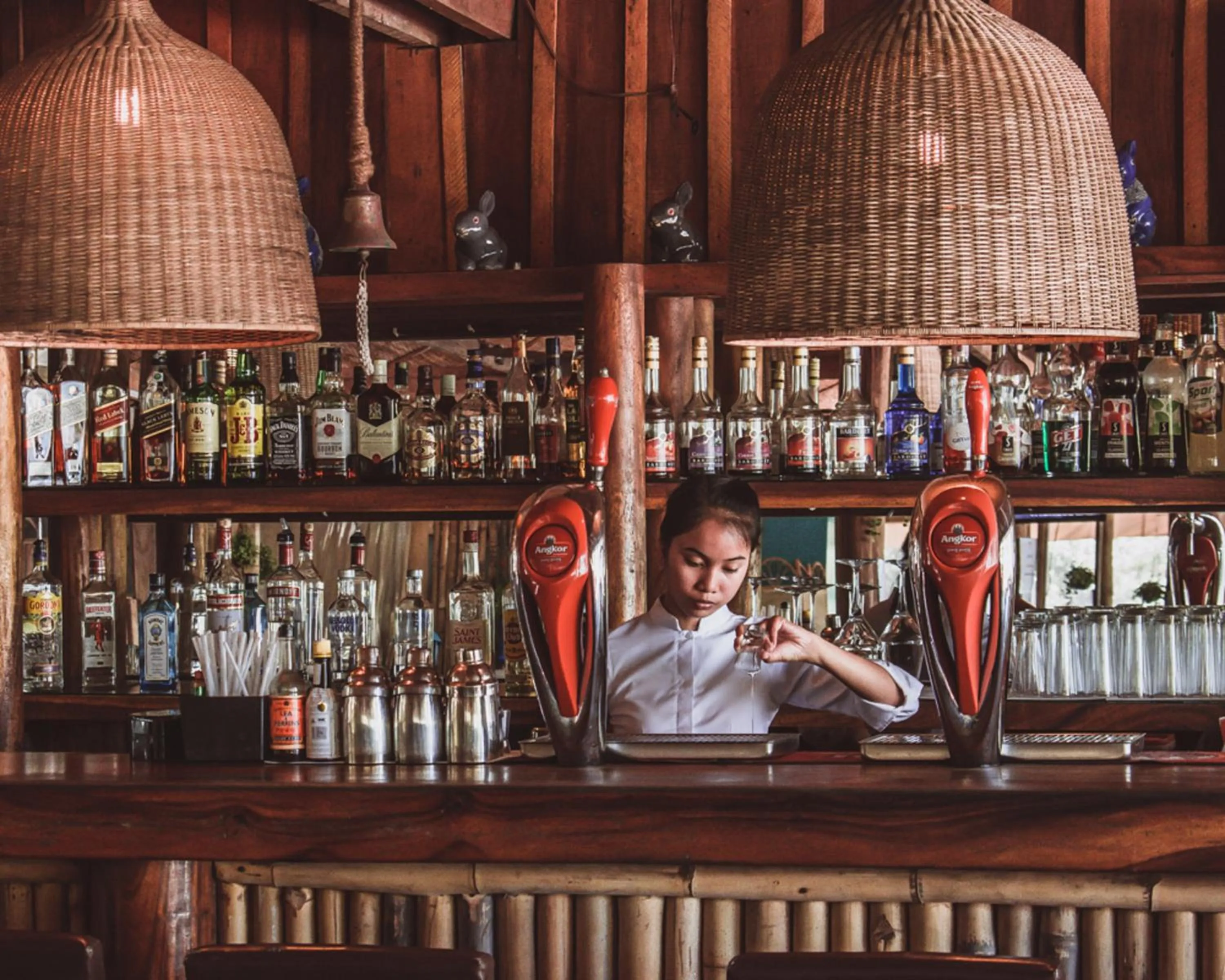 Lounge or bar in Sok San Beach Resort