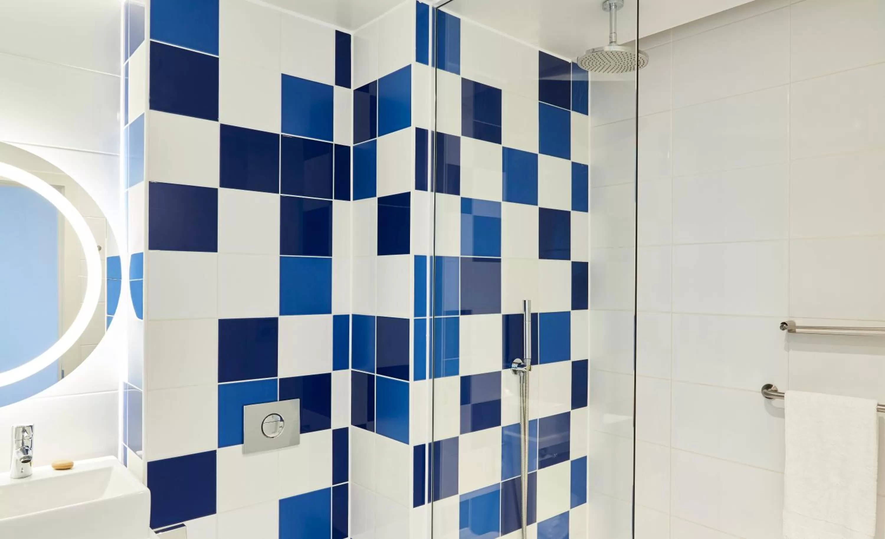 Bathroom in The Cube Hotel Birmingham