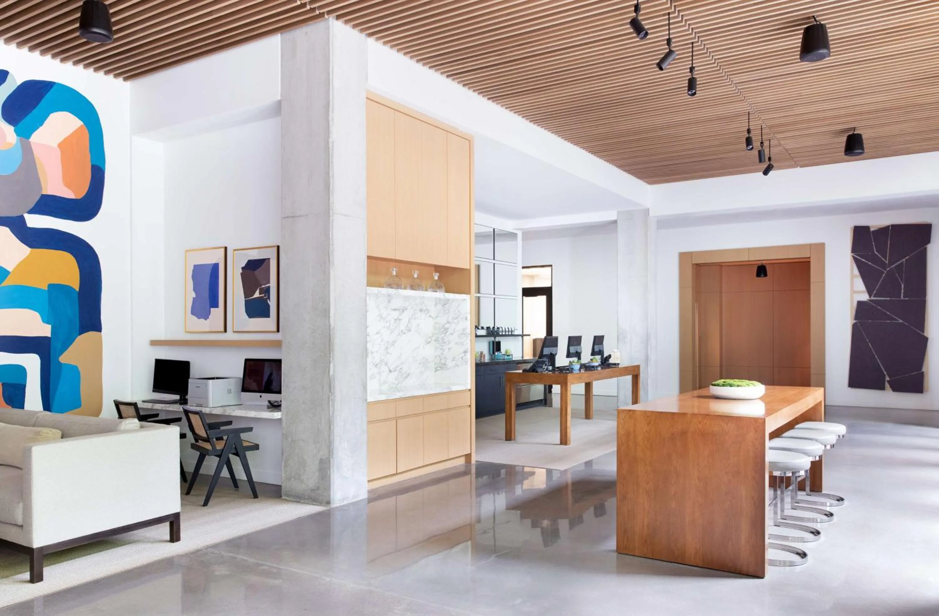 Lobby or reception in Canopy By Hilton Austin Downtown