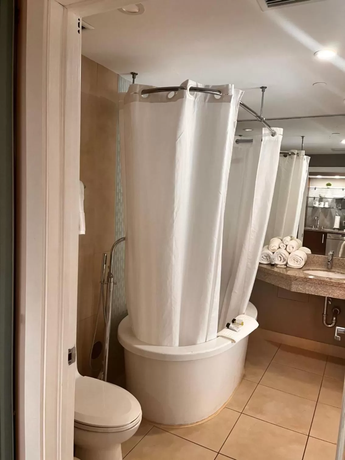 Bath, Bathroom in Suites at The Strand on Ocean Drive