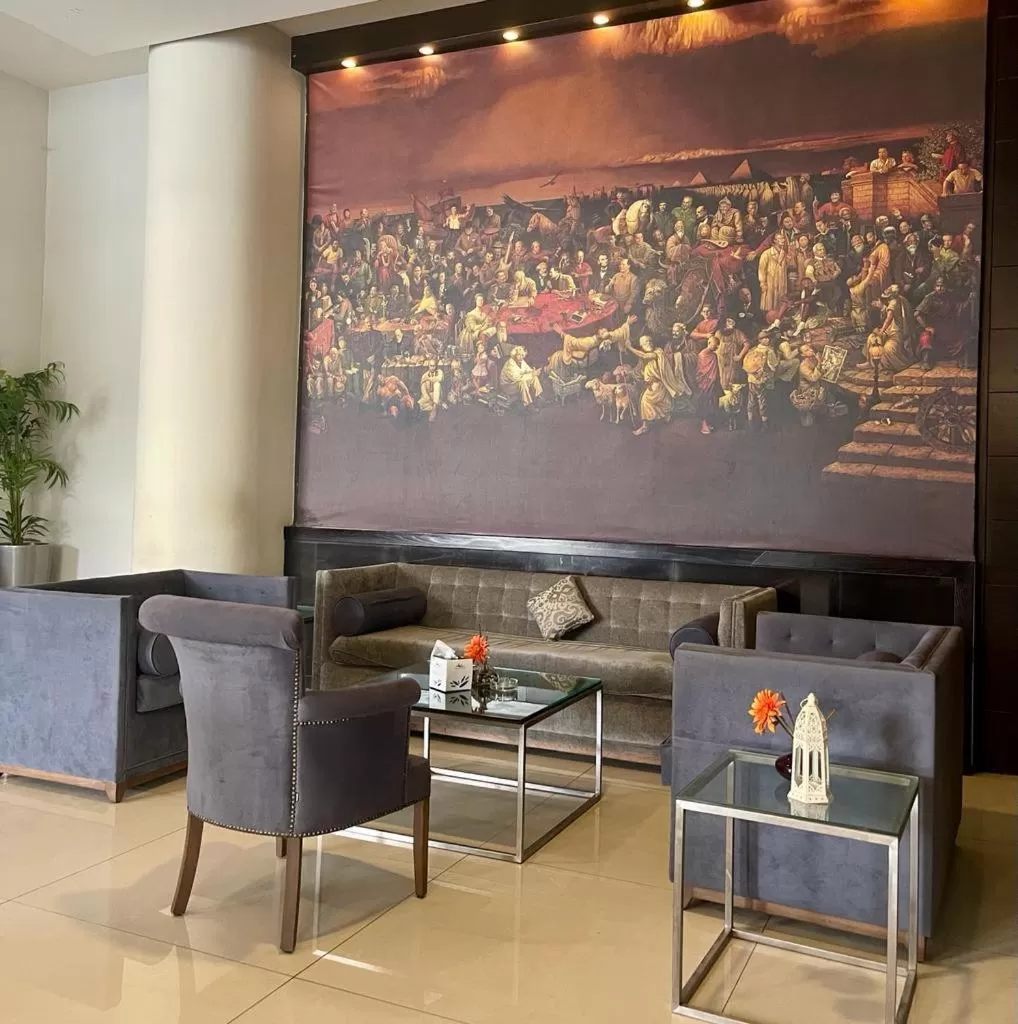 Lobby or reception in Caesar Hotel Ramallah