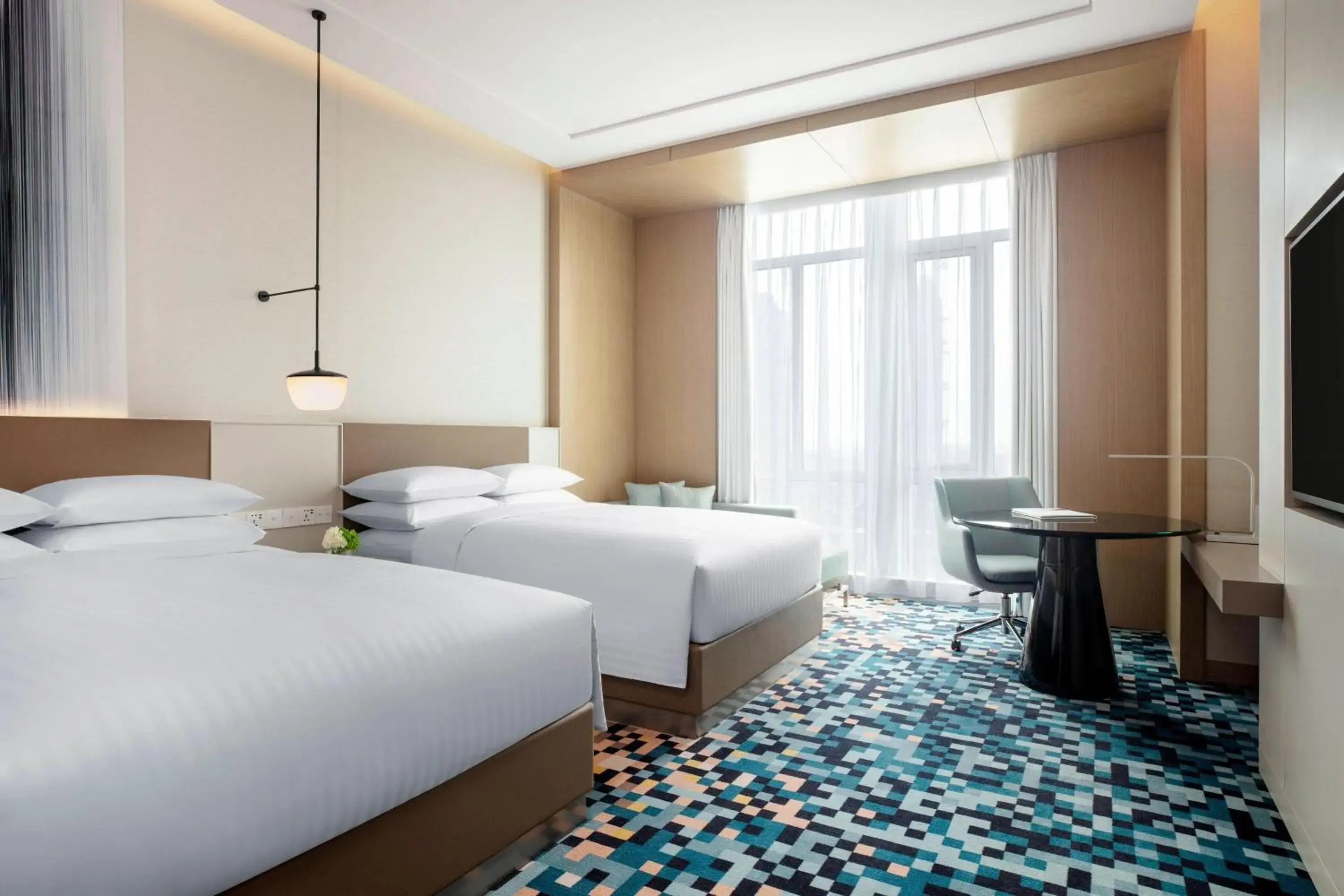 Deluxe Twin Room in Courtyard by Marriott Shanghai Minhang Deluxe Twin Room in Courtyard by Marriott Shanghai Minhang