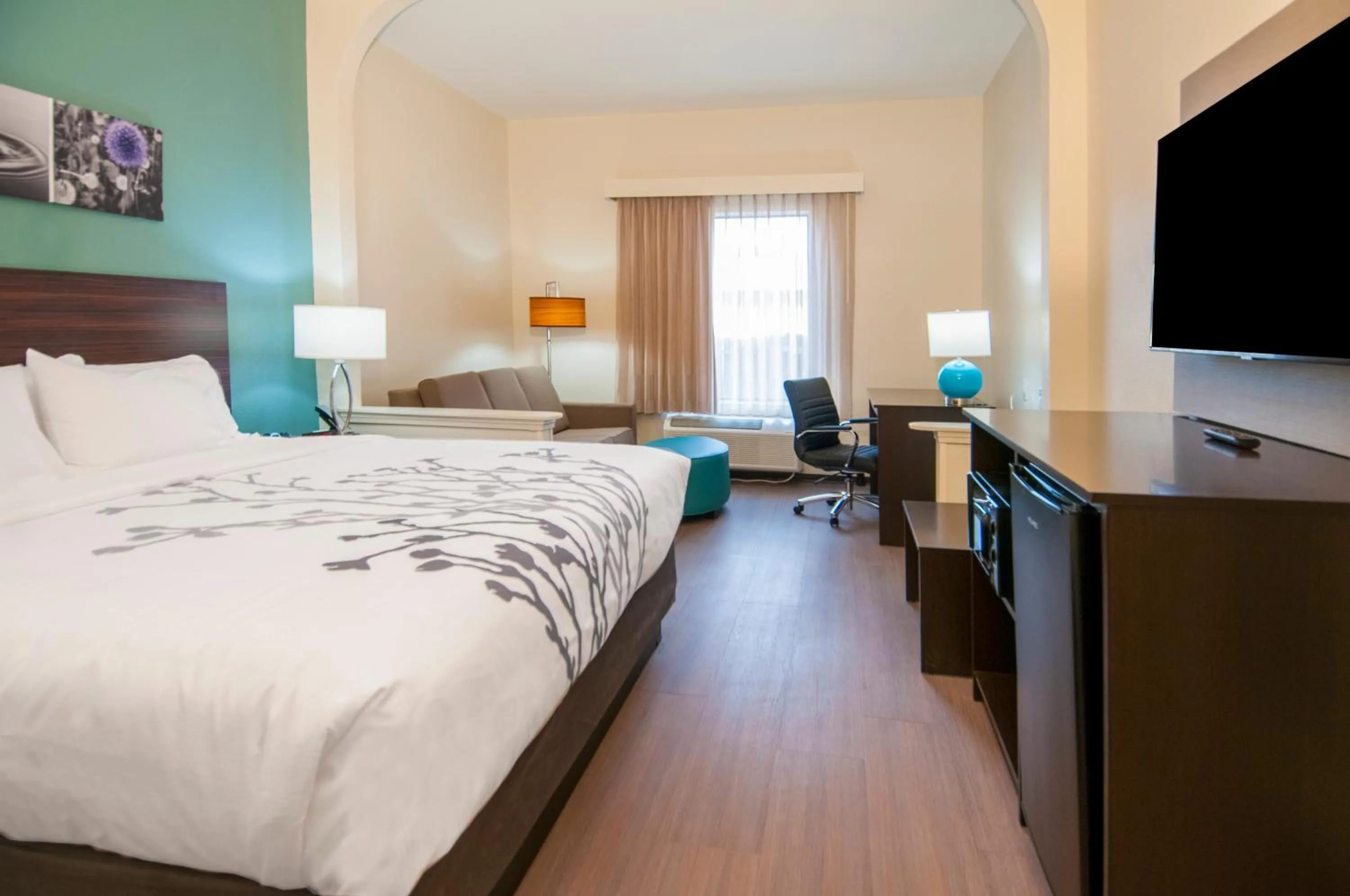 Bed in Sleep Inn & Suites