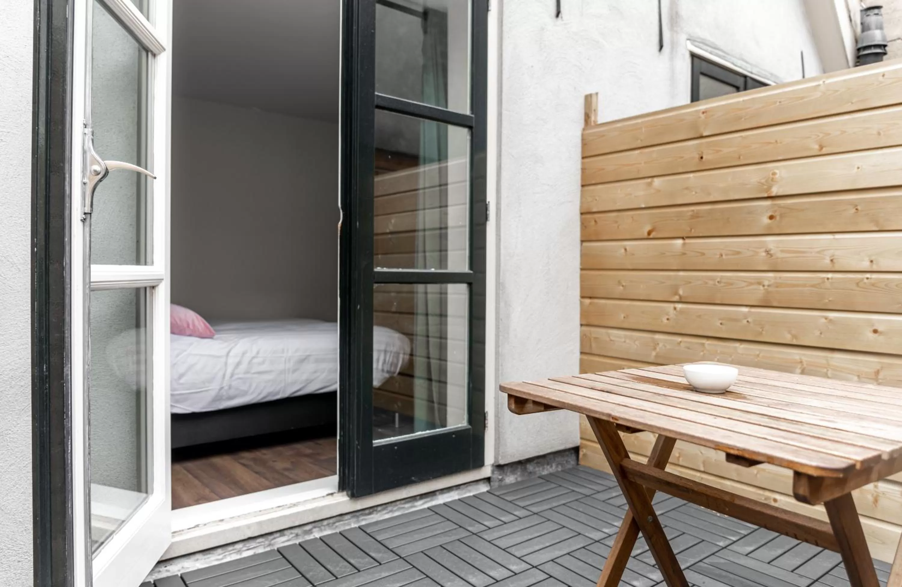 Balcony/Terrace in Bed and Breakfast Haarlem 1001 Nacht