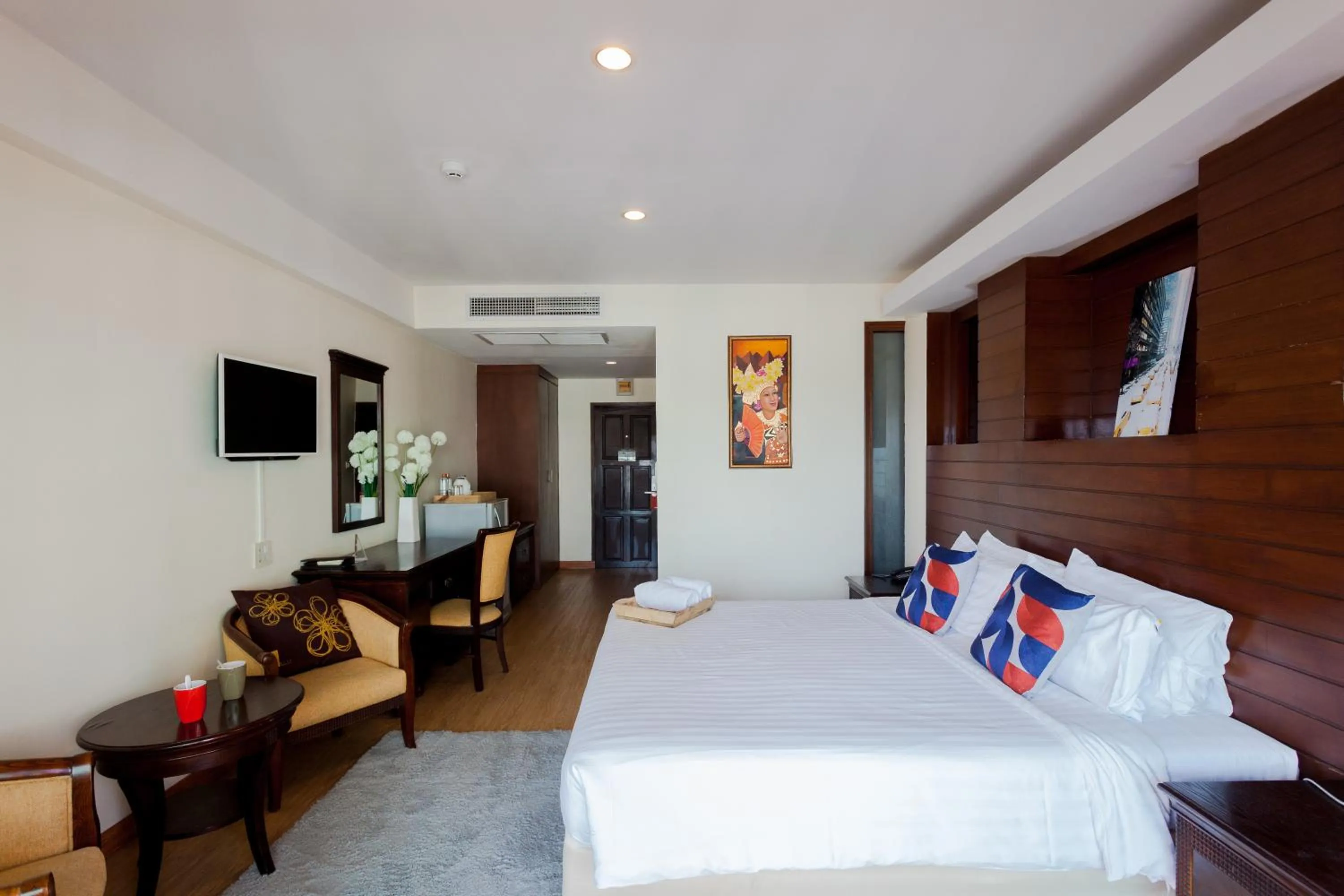 Bedroom, Bed in Seaside Jomtien Beach Pattaya