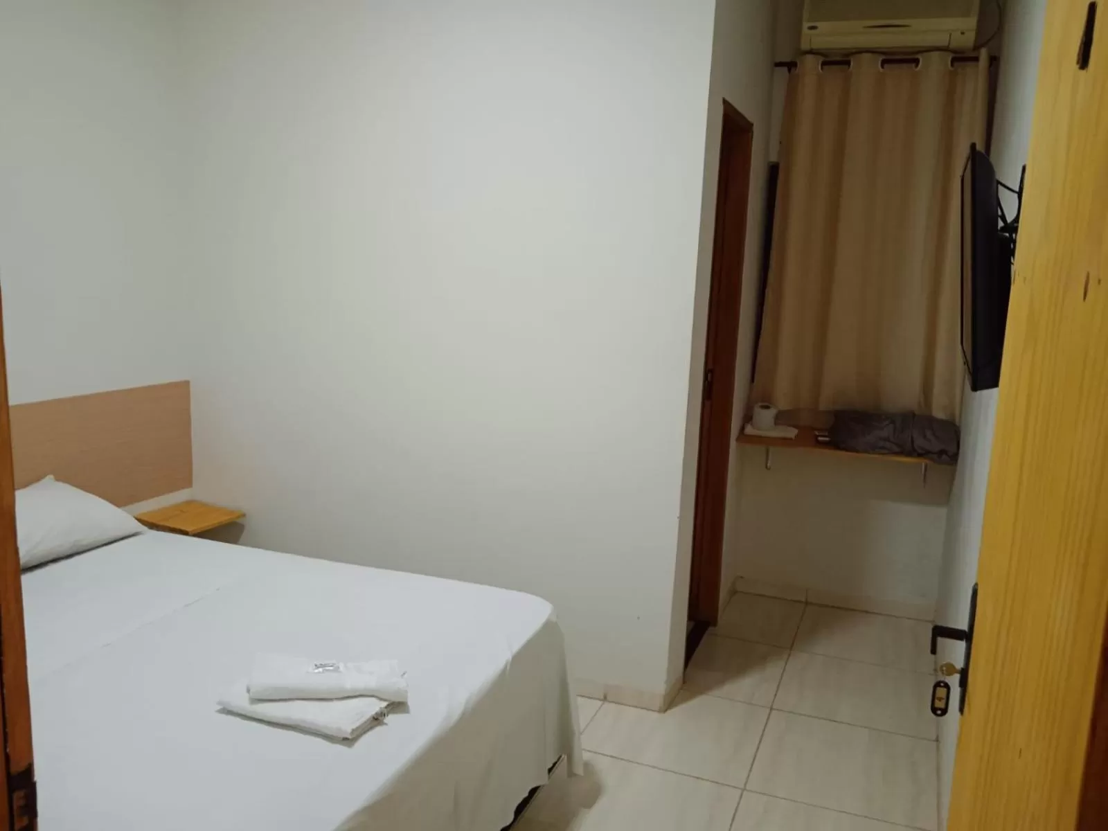 Bed in Hotel Pousada Aeroporto