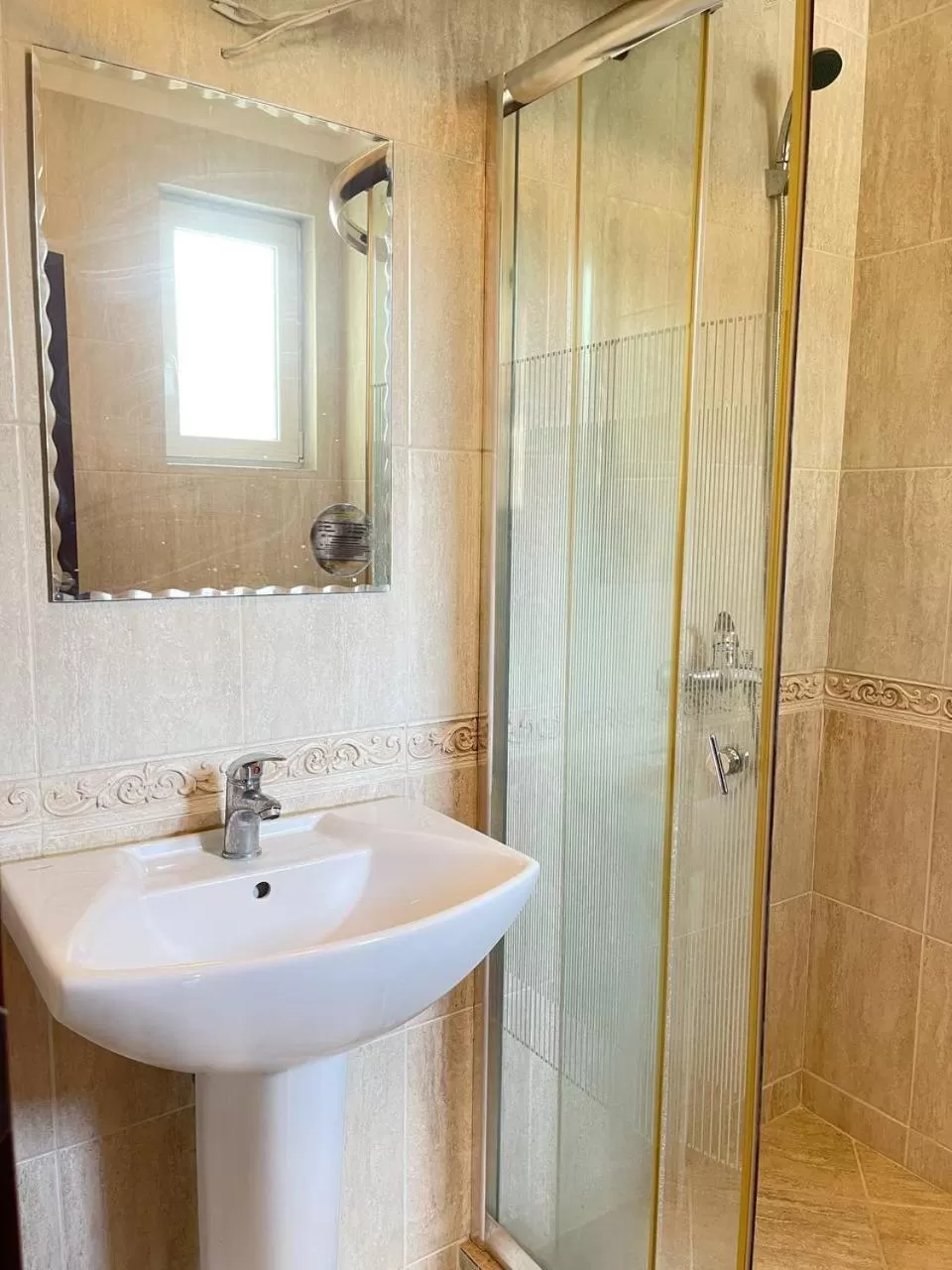 Shower in Ravda Family Resort. Park&Sea