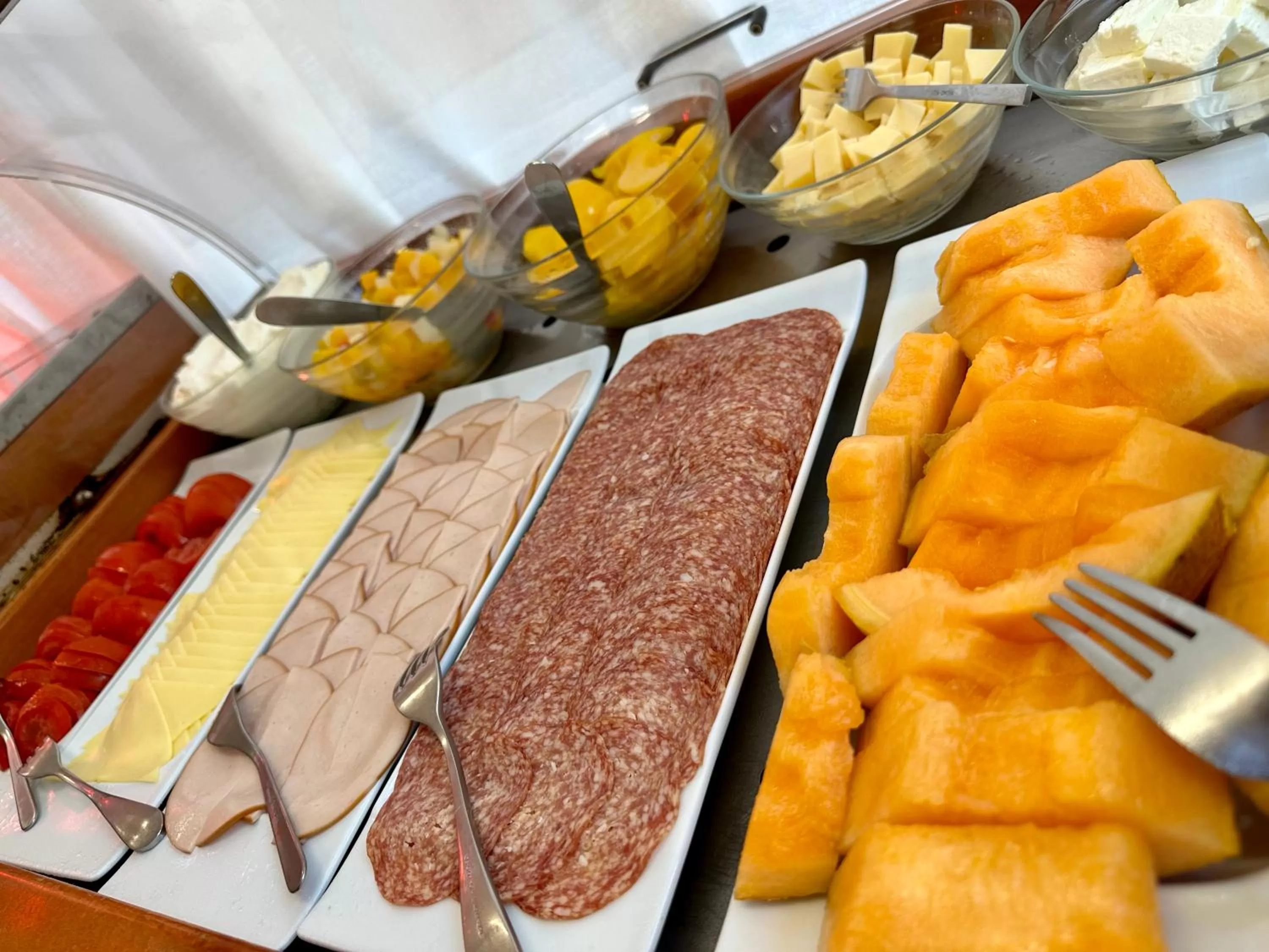 Buffet breakfast in Savoy City Hotel