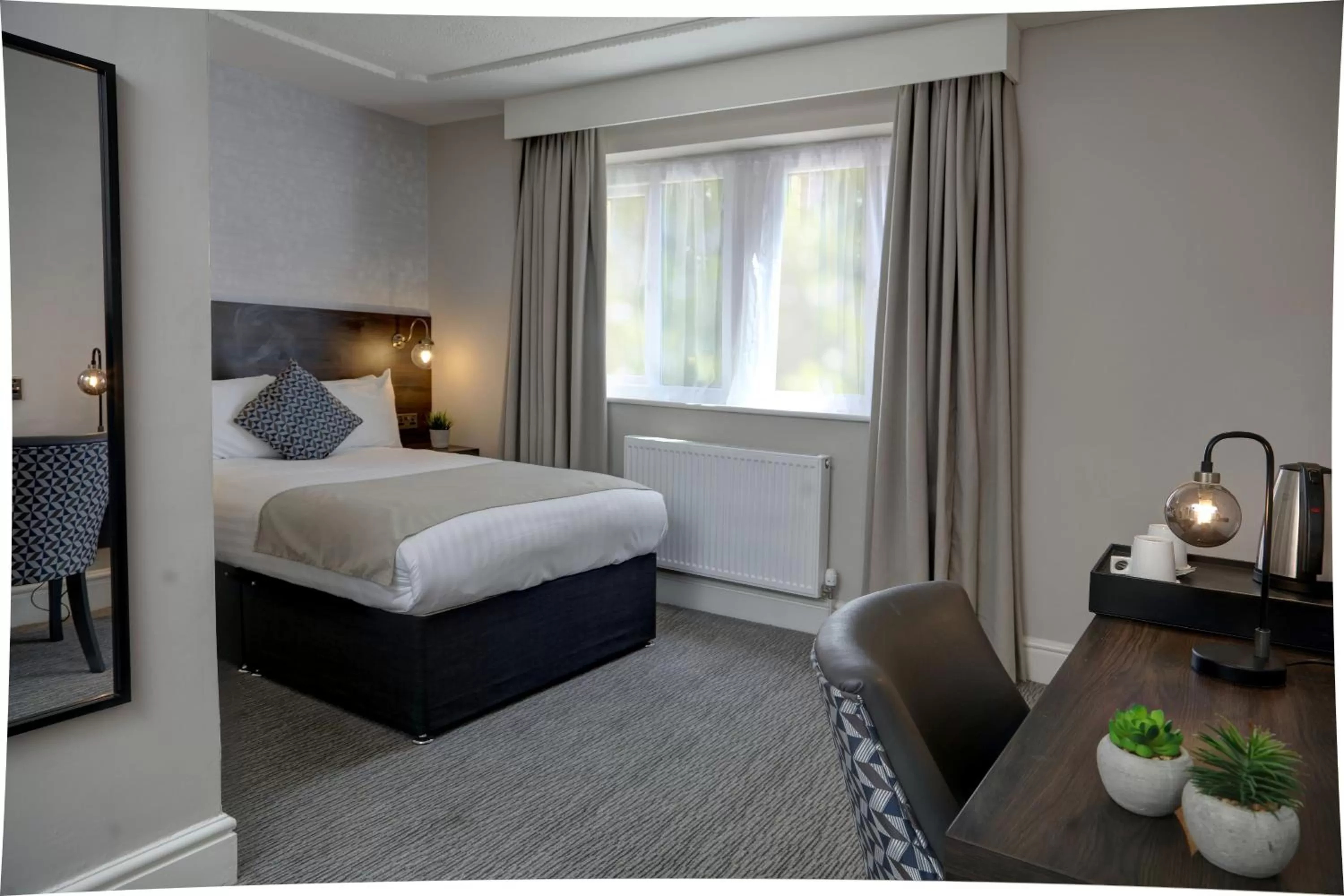 Photo of the whole room, Bed in Trafford Hall Hotel Manchester, Trademark Collection by Wyndham