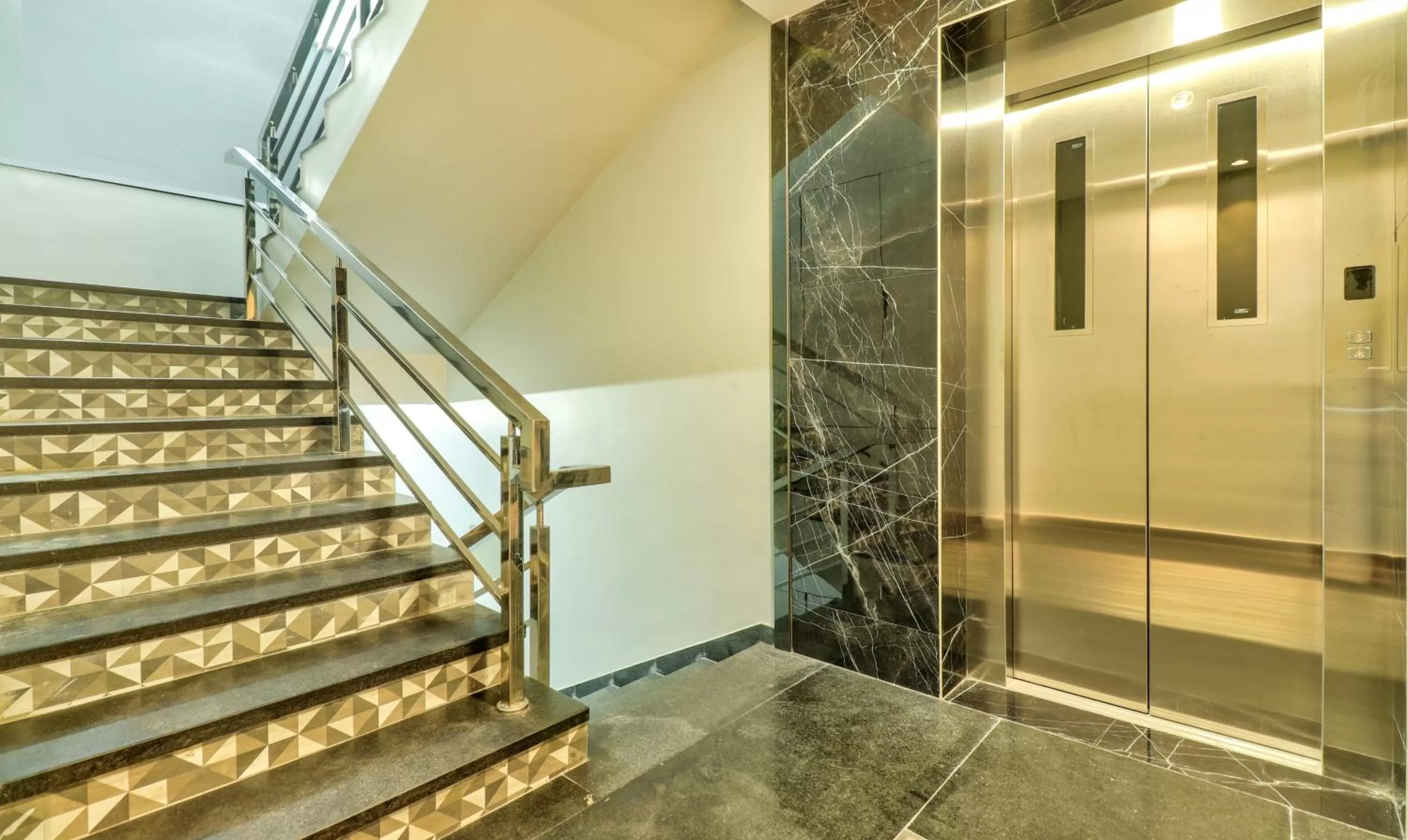 elevator in Treebo Sriz Cozy Seethamadhara