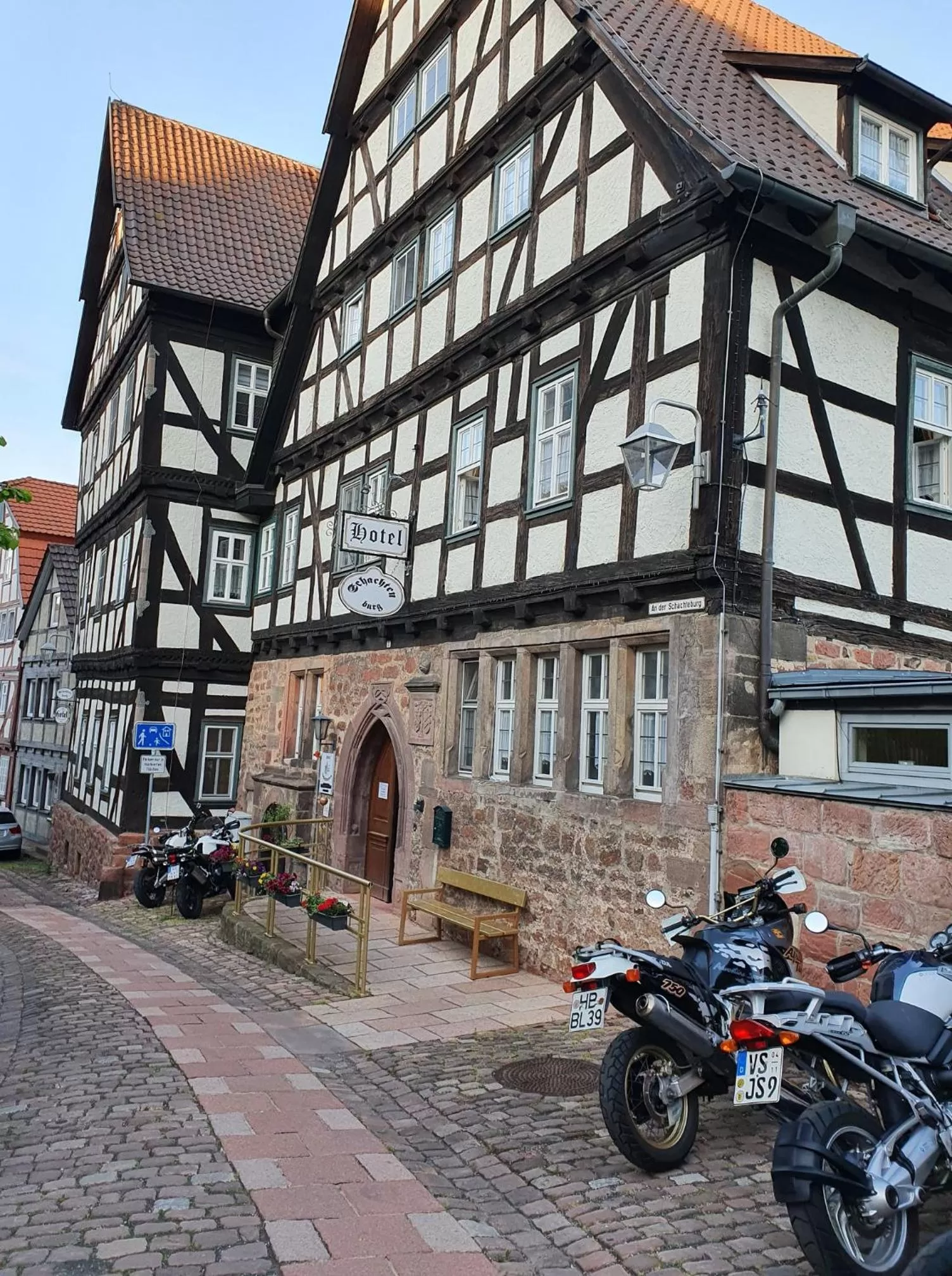 Property building in Hotel & Café Schachtenburg
