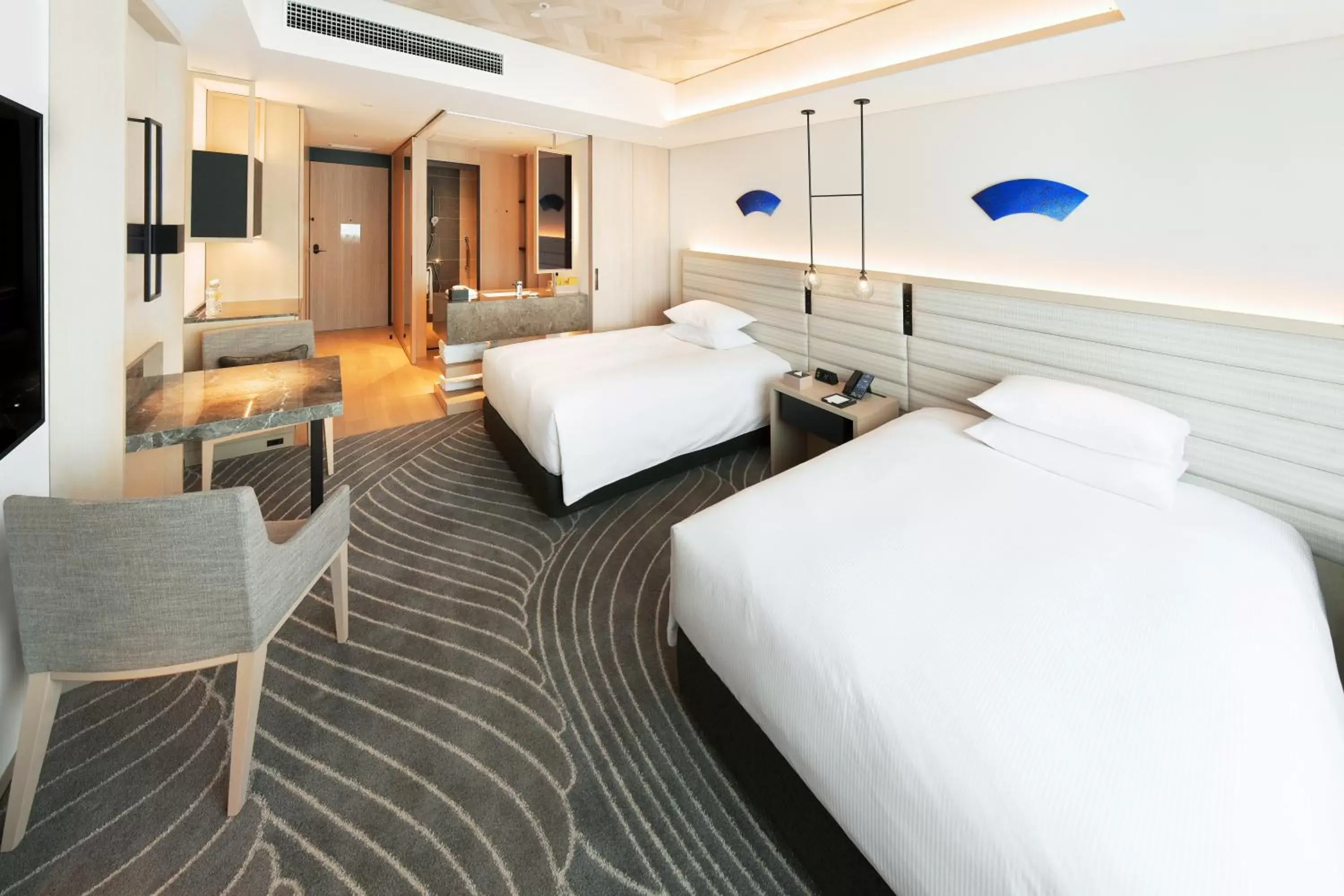 Deluxe Double Room with Two Double Beds in Hilton Nagasaki Deluxe Double Room with Two Double Beds in Hilton Nagasaki