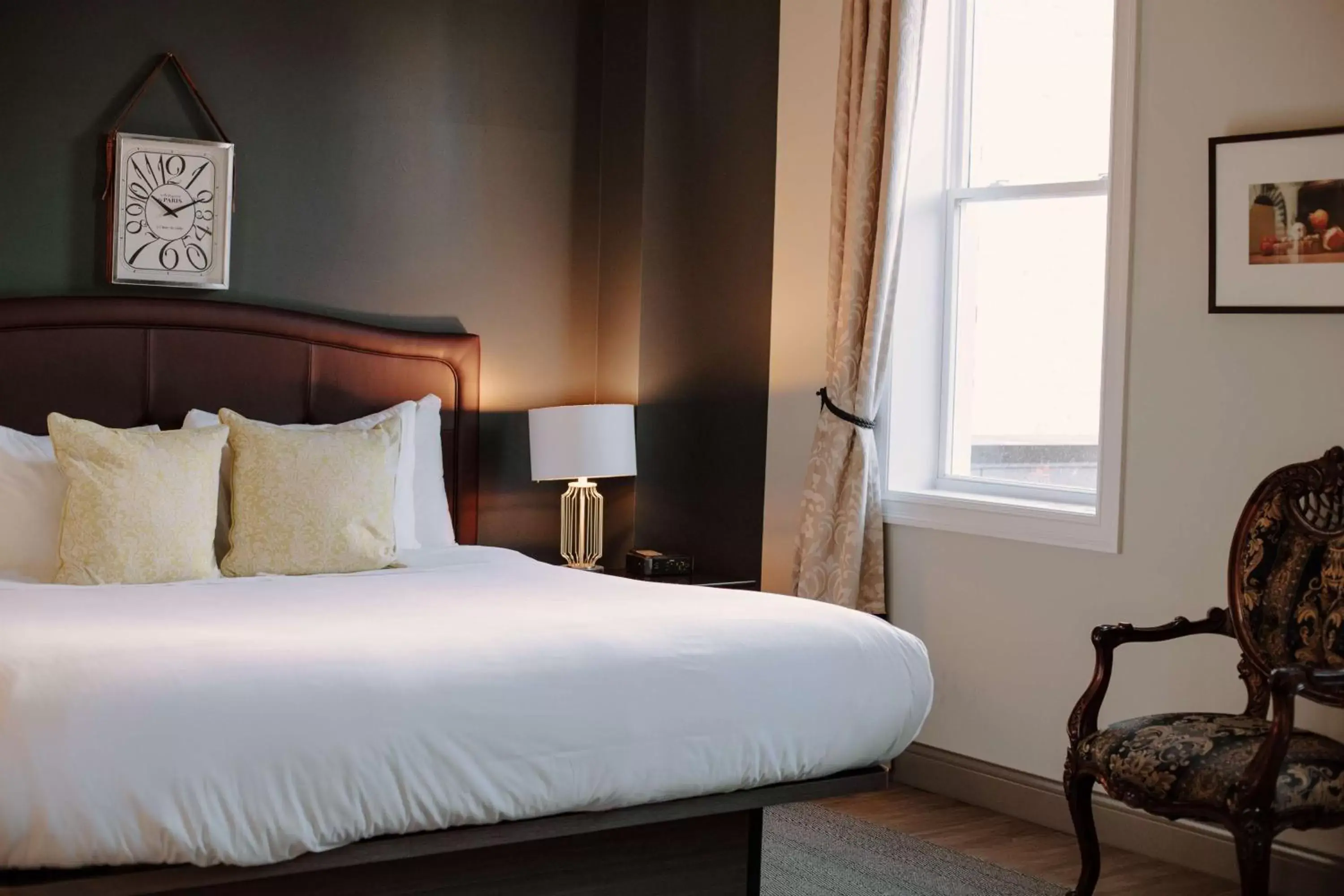 King Room with Fireplace and Jetted Tub in Mercer Hotel Downtown; BW Premier Collection King Room with Fireplace and Jetted Tub in Mercer Hotel Downtown; BW Premier Collection