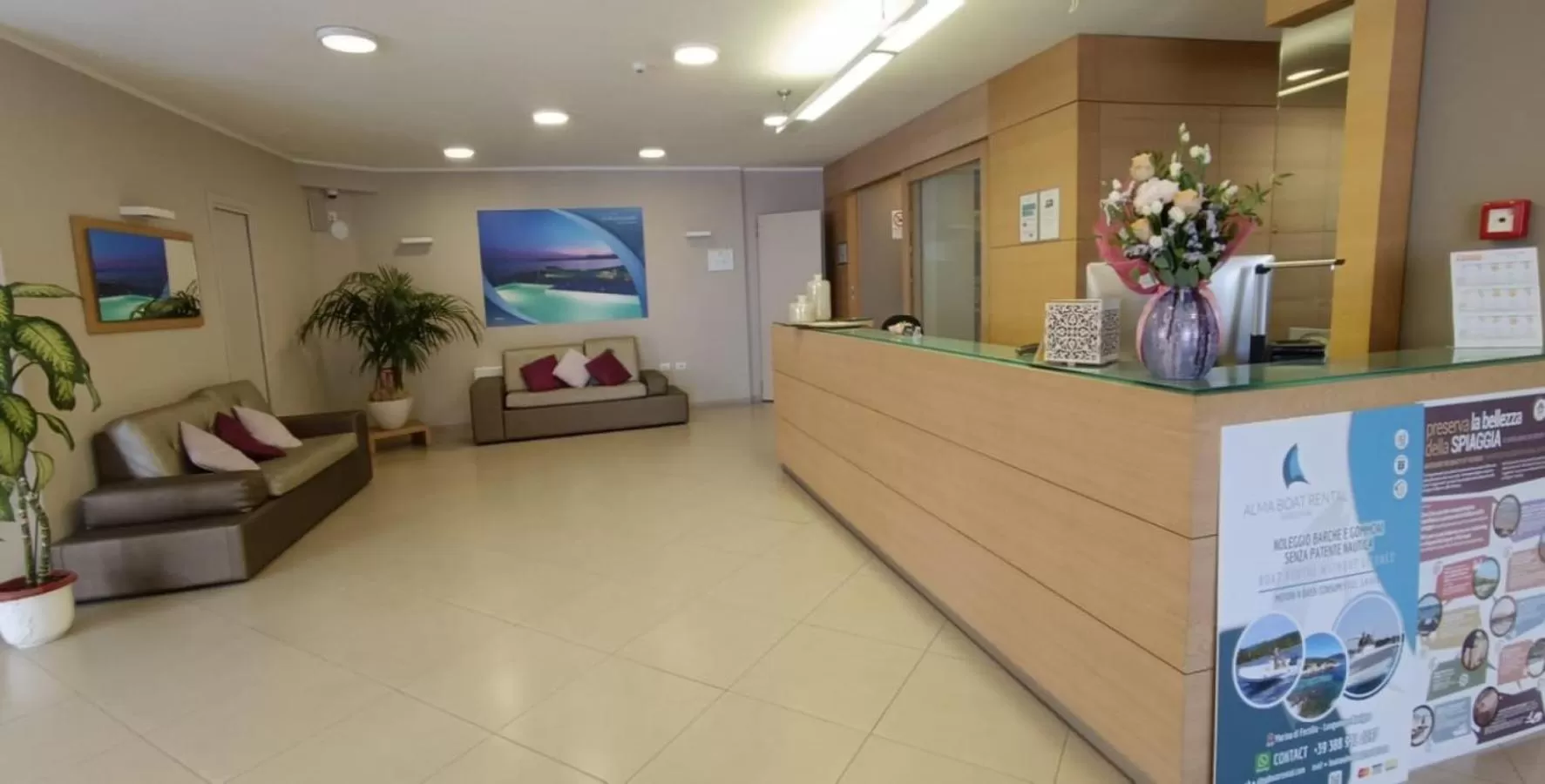 Lobby or reception in Alma di Alghero Hotel