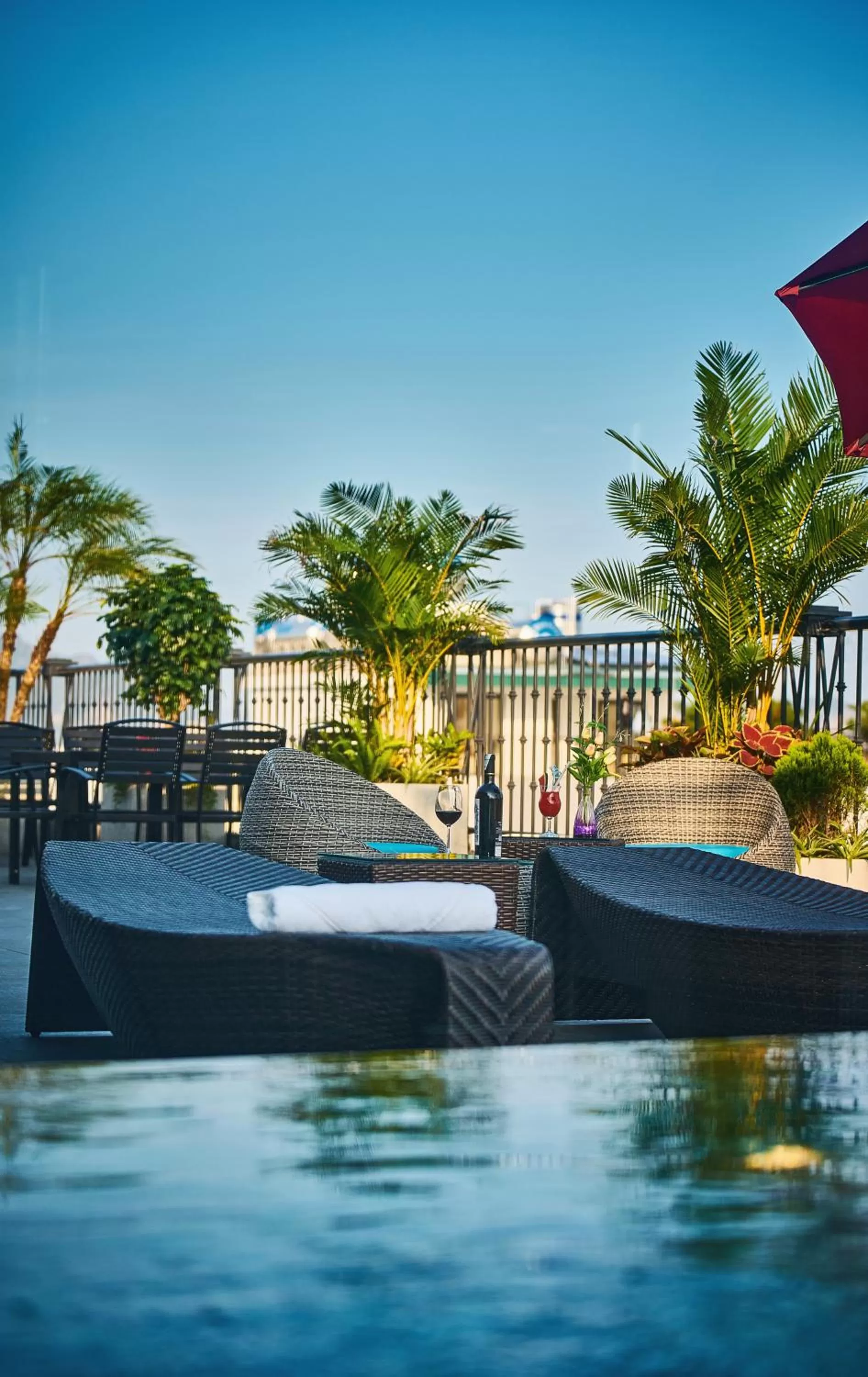 Swimming pool in The Yen Residences Halong
