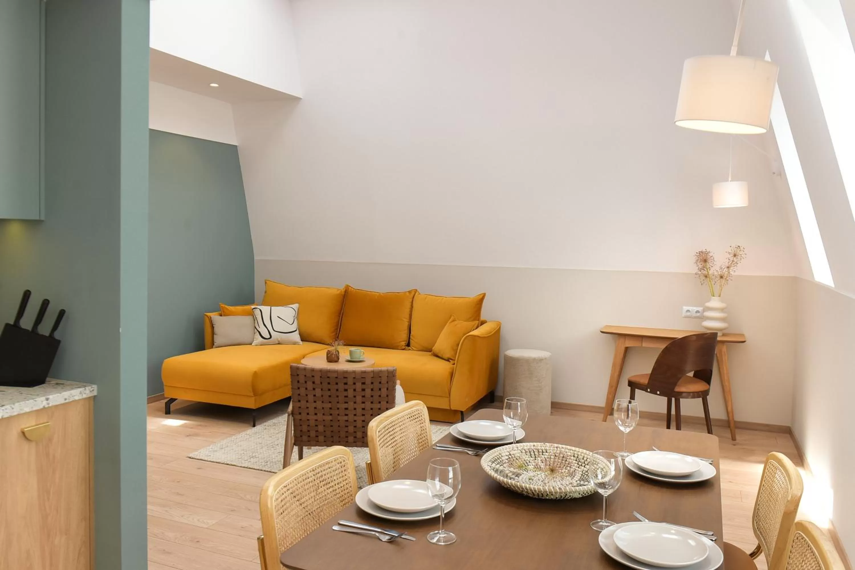 Seating area in Monciak55 Sopot Apartments