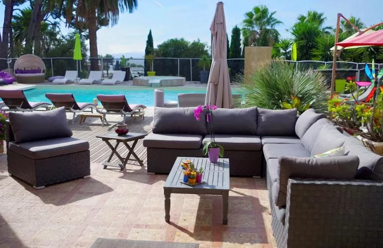 Swimming pool in B&B Val D'azur