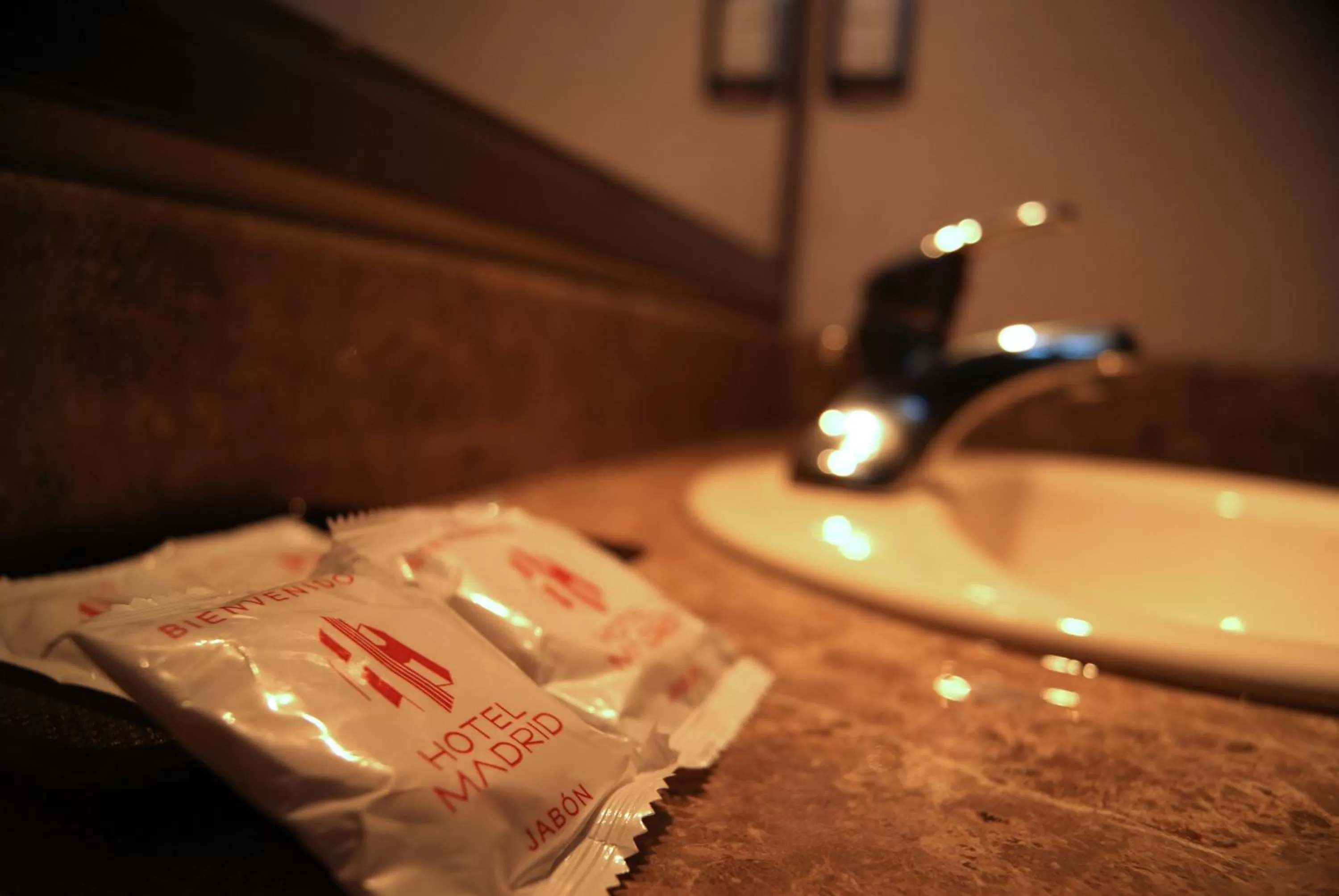 Bathroom in Hotel Madrid