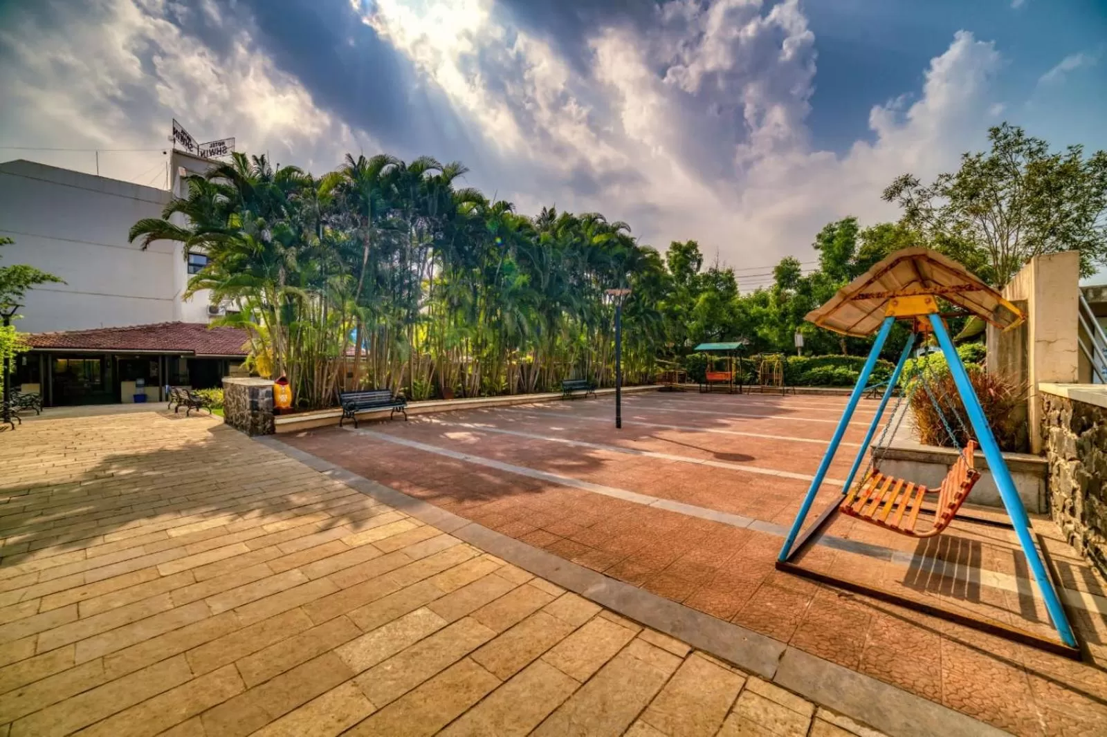 Children play ground in Hotel Ashwin Igatpuri, Pure Veg & Jain Food