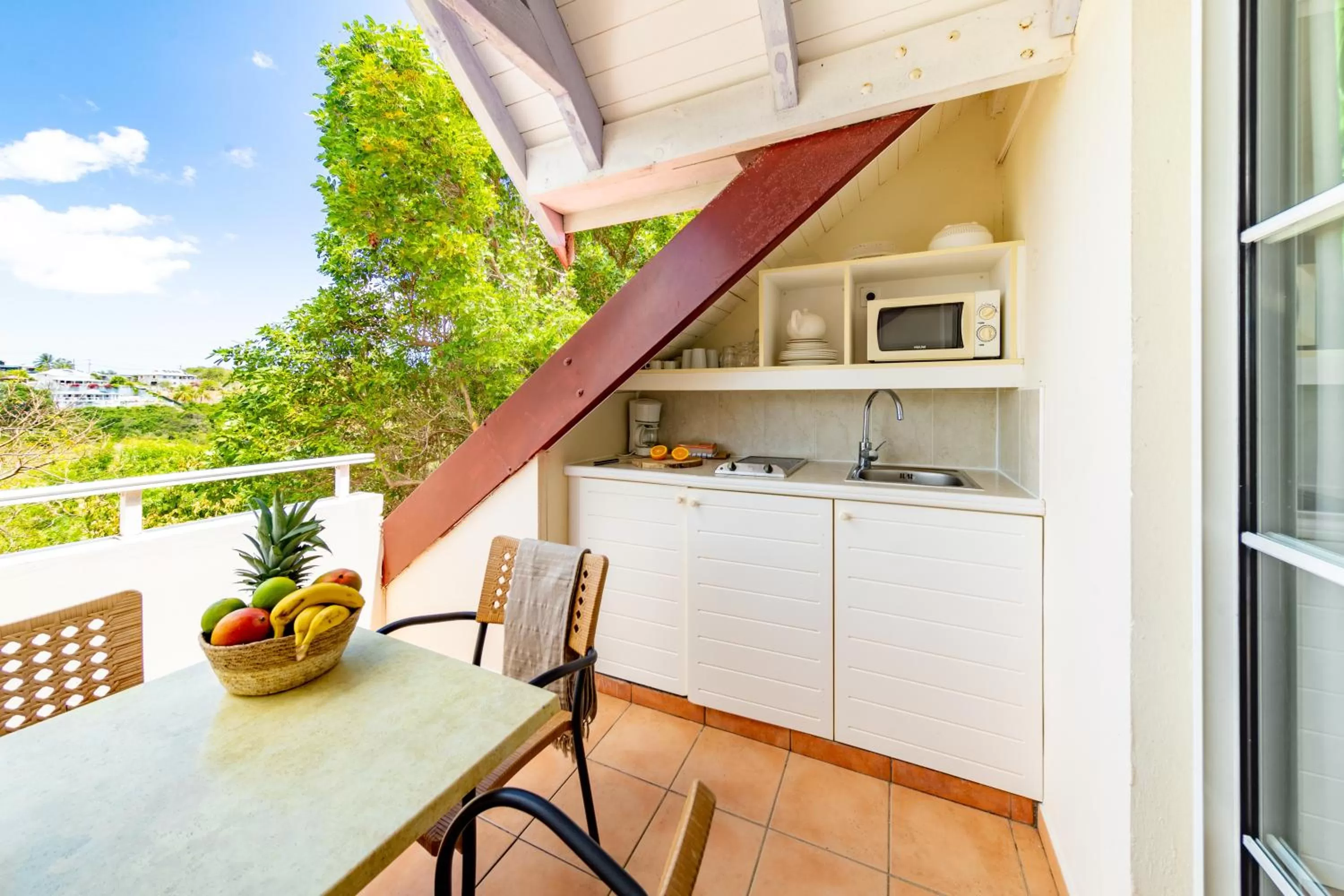 Patio in Village Pierre & Vacances Sainte Anne