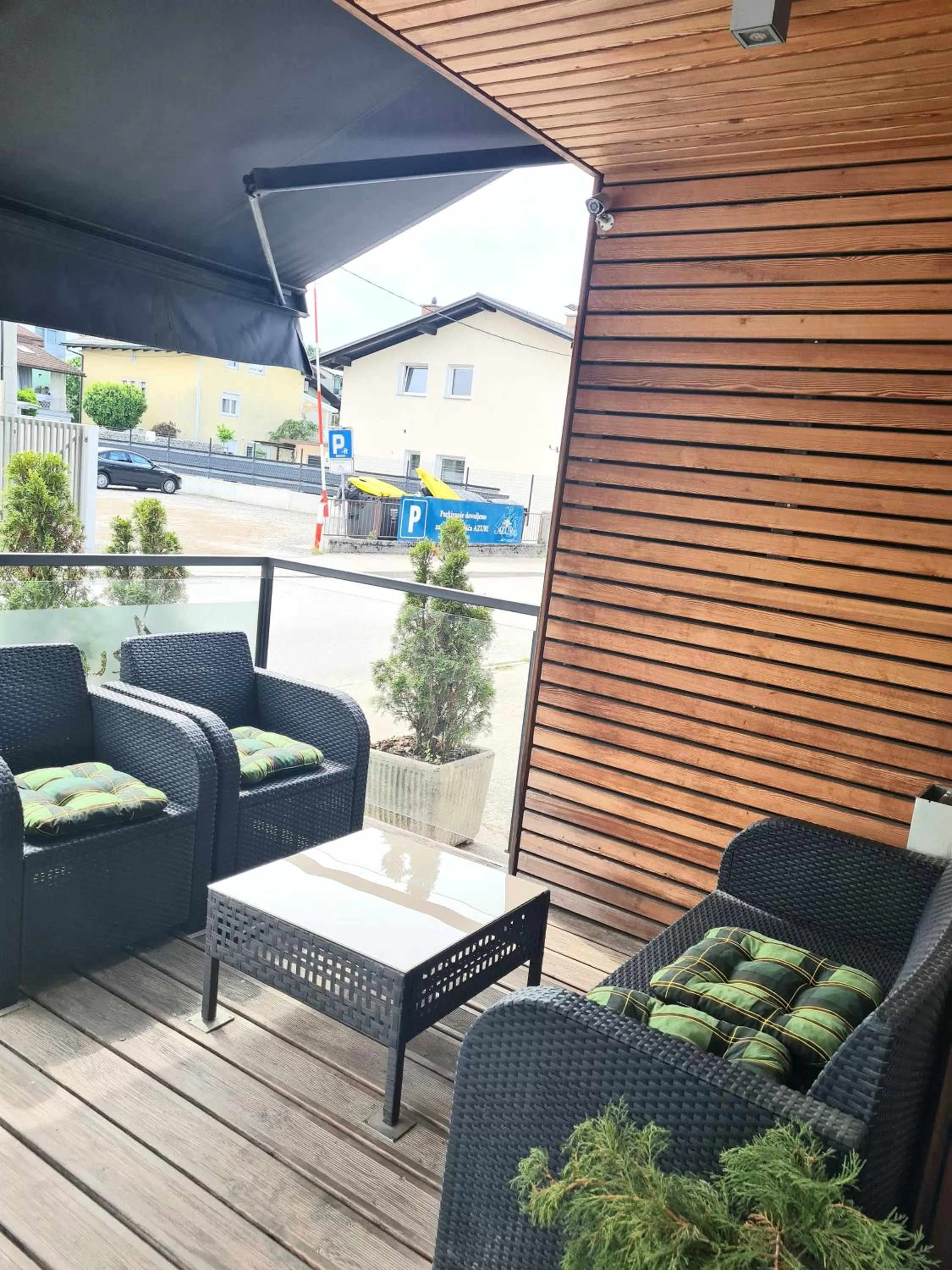 Balcony/Terrace in AZUR ROOMS LJUBLJANA