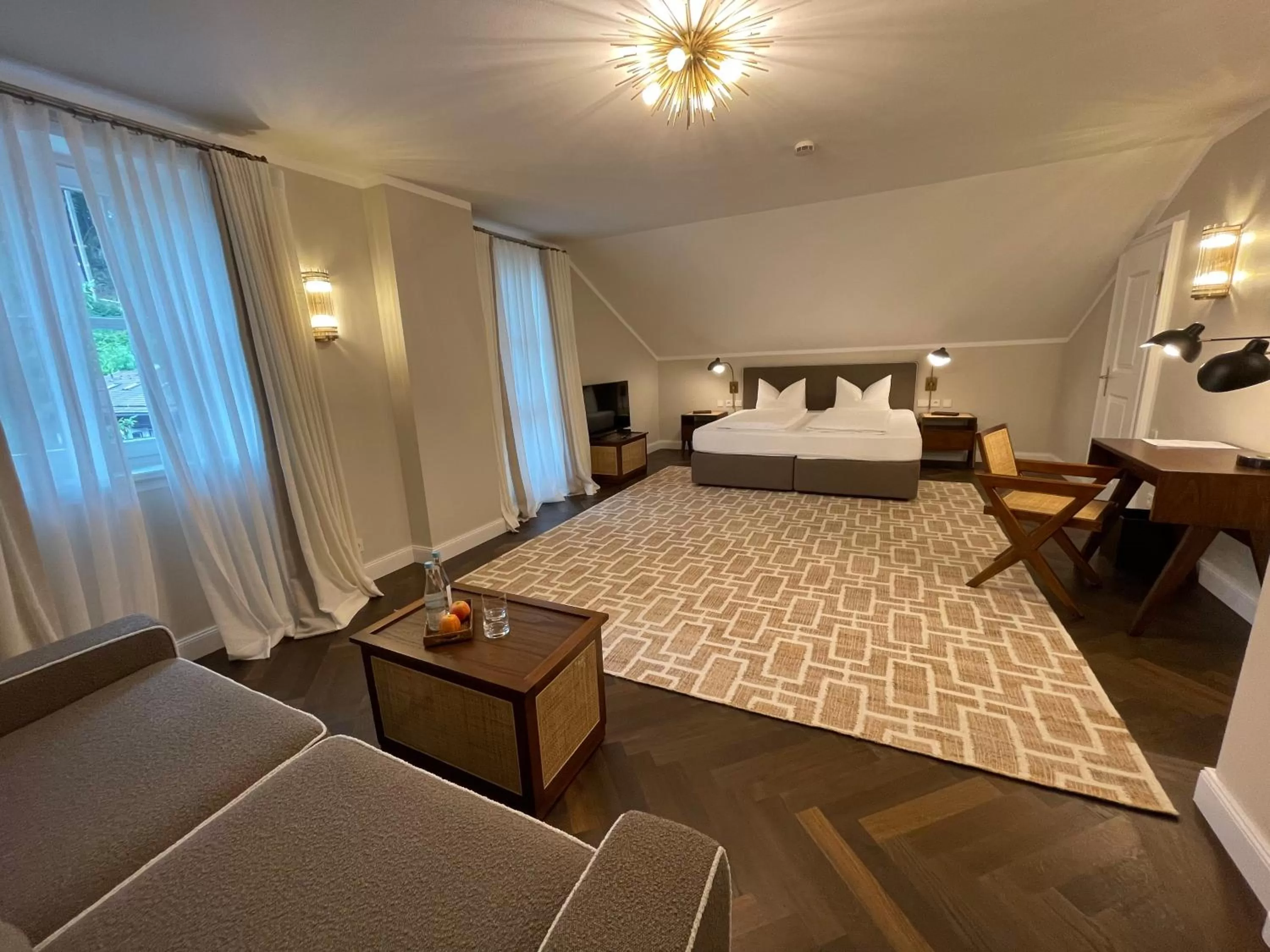 Living room, Bed in Bio Design Boutique Landhaus St Georg