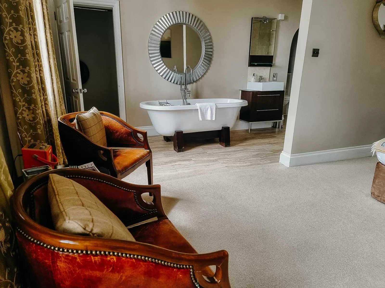 Seating area in Verzon House