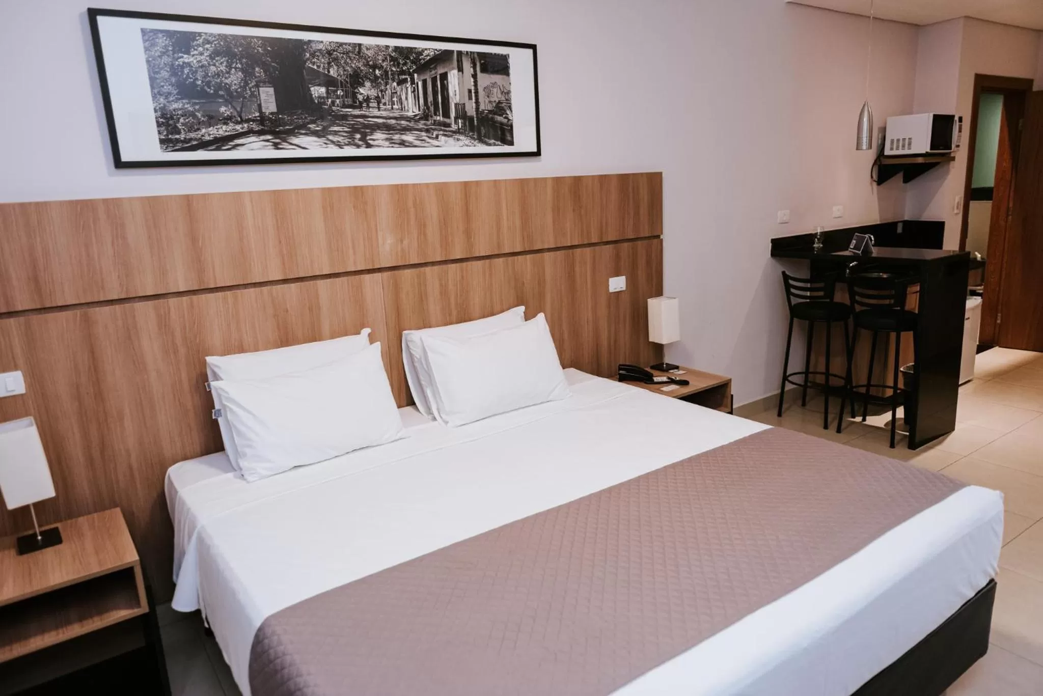 Bed in Occitano Apart Hotel