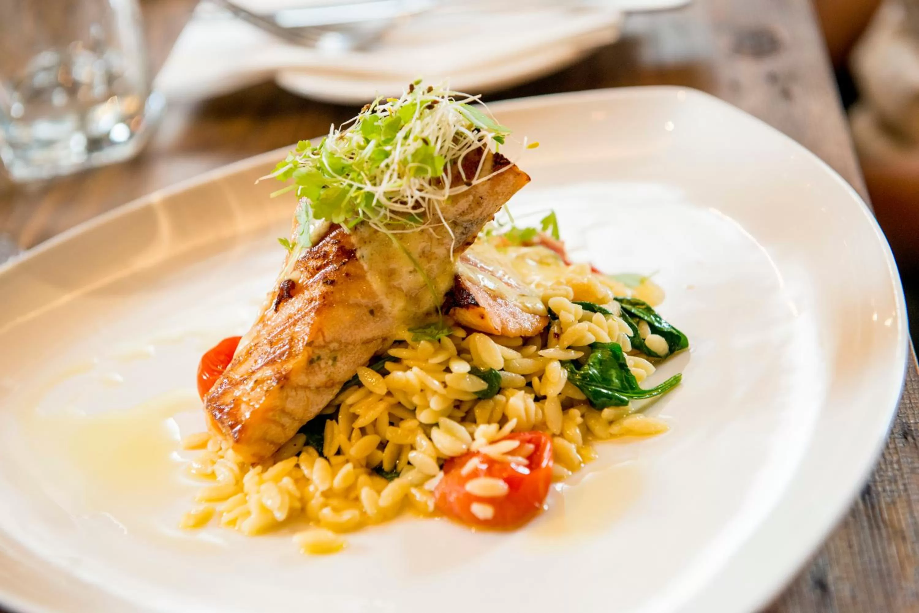 Food close-up in The Colmslie Hotel