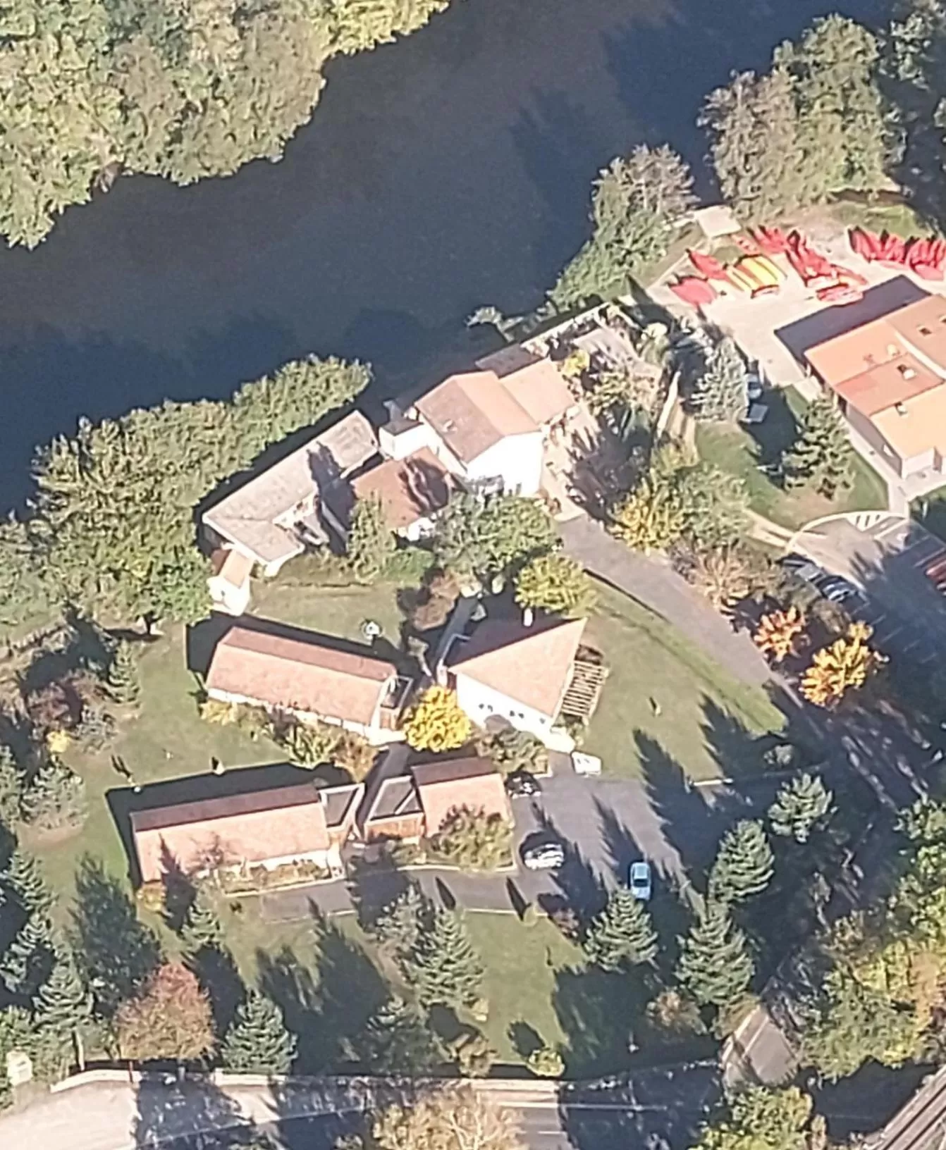 Bird's eye view, Bird's-eye View in Hotel de l'Ile d'Amour