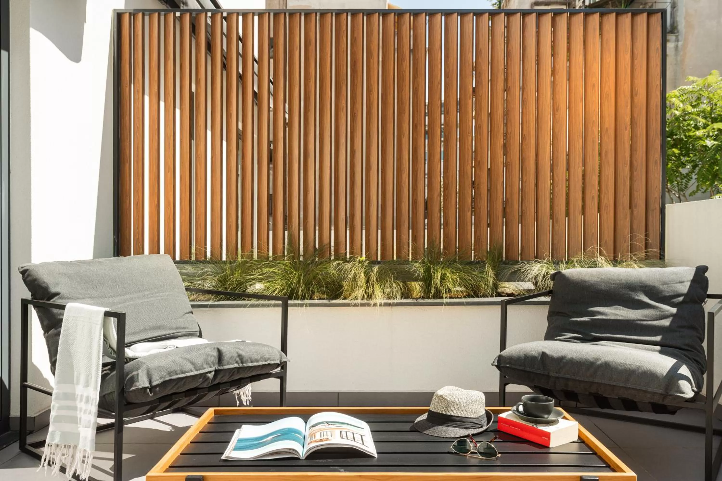 Balcony/Terrace in 11 Enteka Acropolis Suites