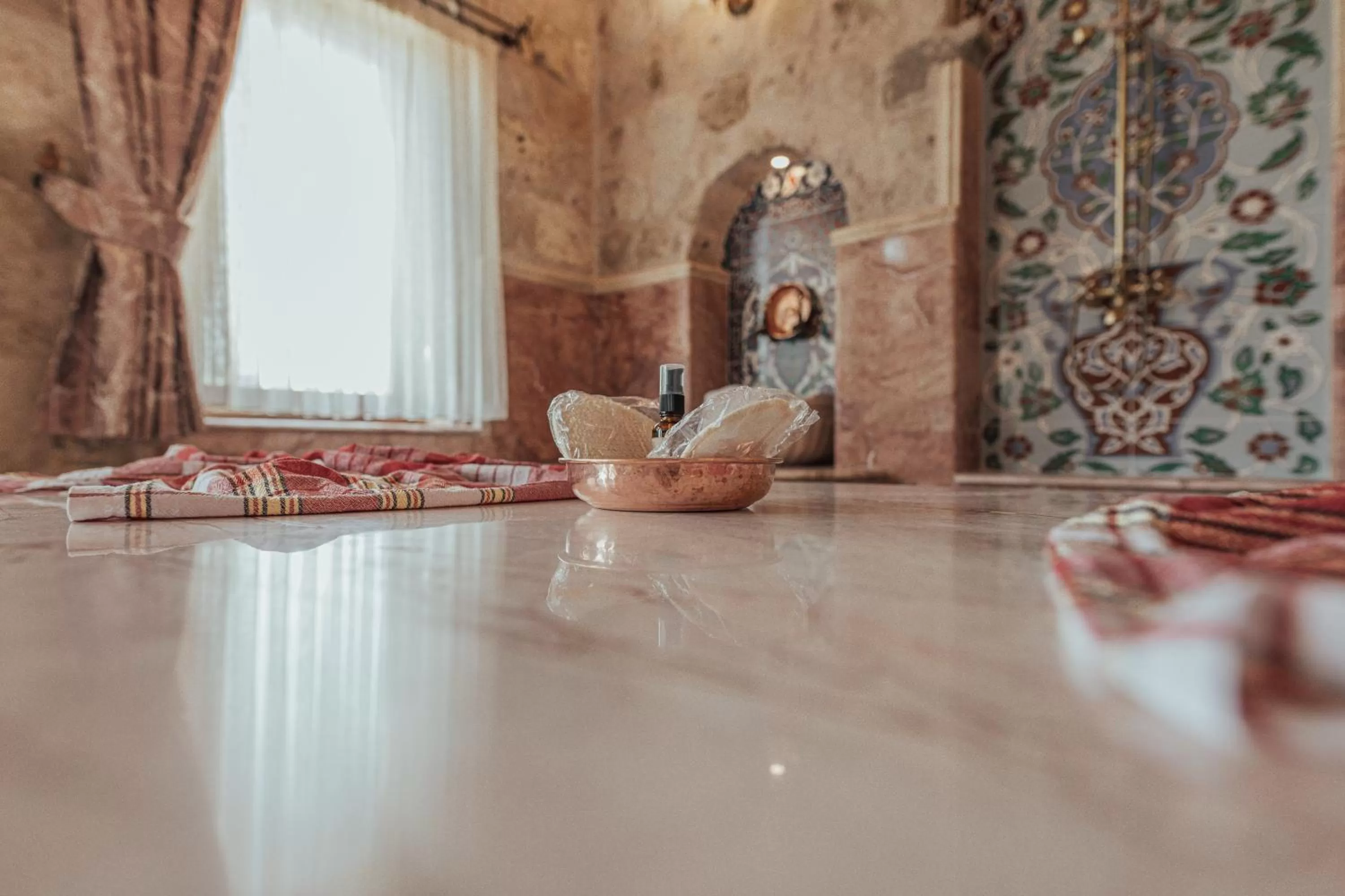 Bathroom in Şah Saray Cave Suites Halal Hotel
