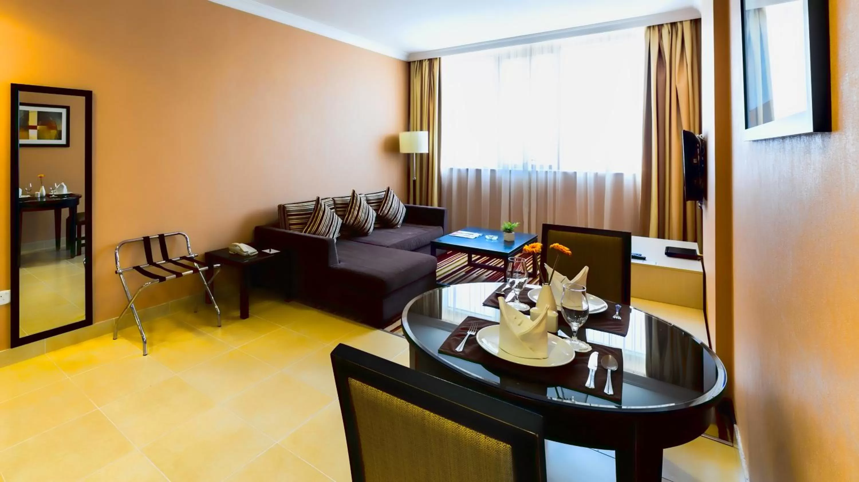 Living room in Executive Suites Abu Dhabi